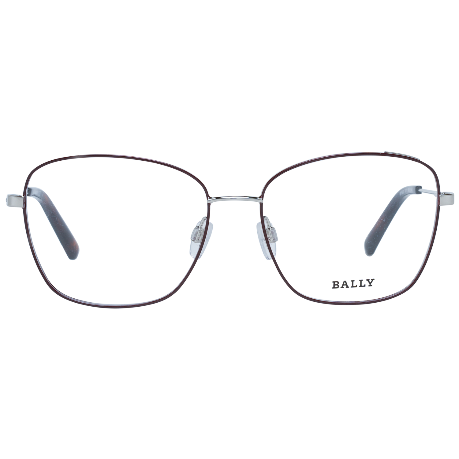 Bally Optical Frame Bally Eyeglasses Frames BY5021 005 55mm Glasses Women Burgundy Butterfly Eyeglasses Eyewear UK USA Australia