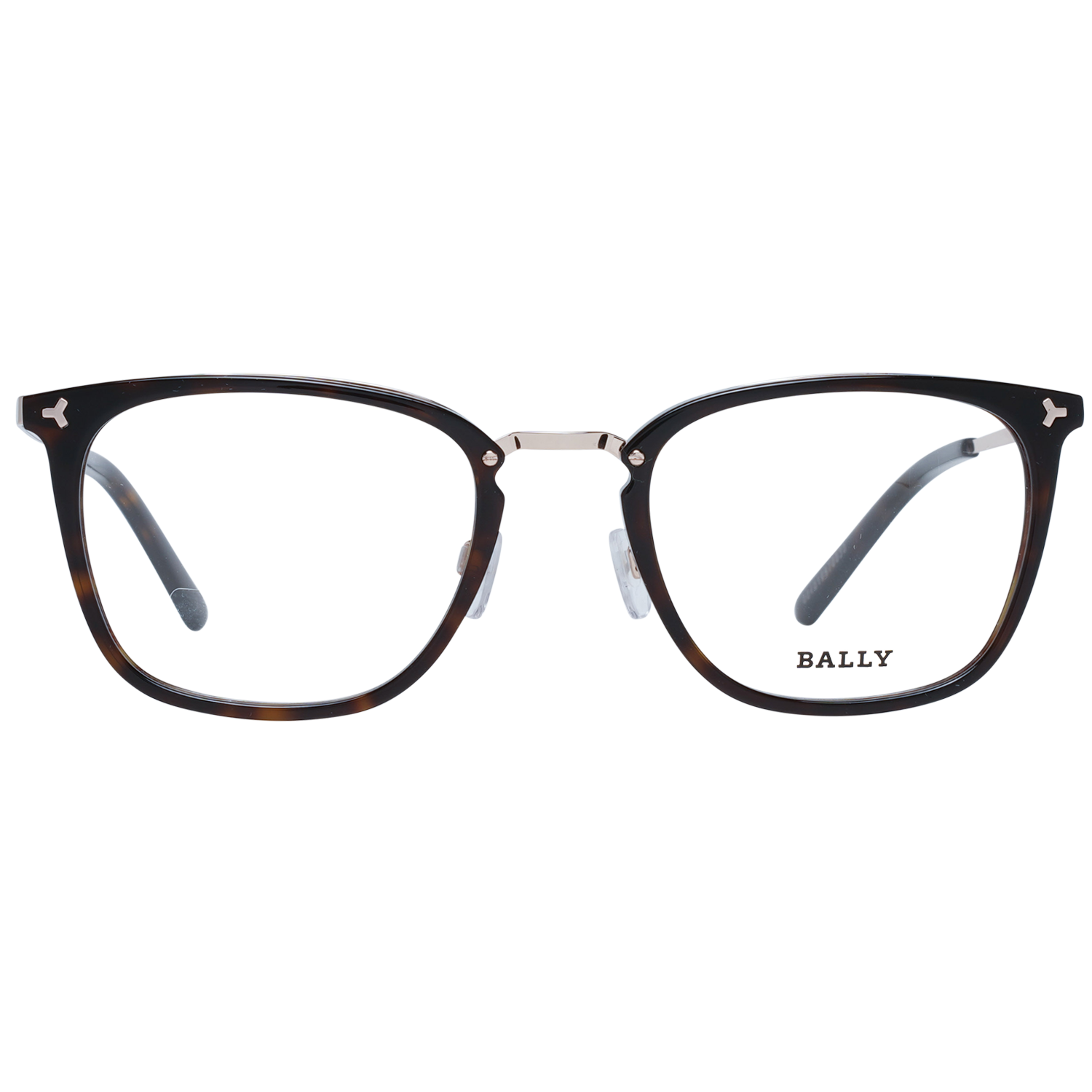 Bally Optical Frame Bally Eyeglasses Frames BY5037-D 056 53mm Glasses Men Brown Square Eyeglasses Eyewear UK USA Australia