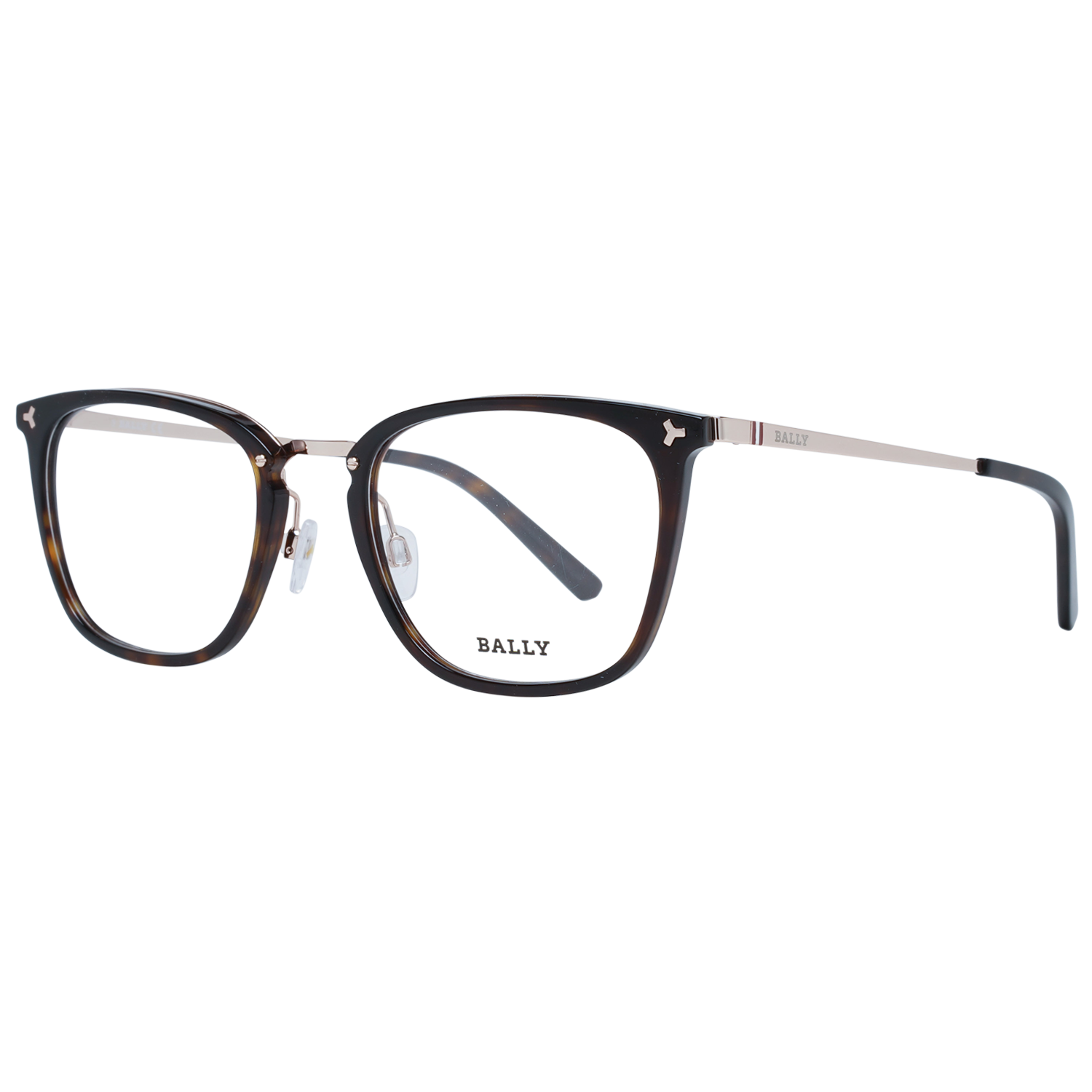 Bally Optical Frame Bally Eyeglasses Frames BY5037-D 056 53mm Glasses Men Brown Square Eyeglasses Eyewear UK USA Australia