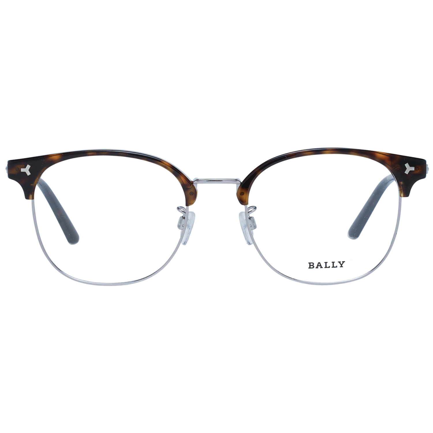Bally Optical Frame Bally Eyeglasses Frames BY5038-D 056 54mm Glasses Men Brown Round Eyeglasses Eyewear UK USA Australia