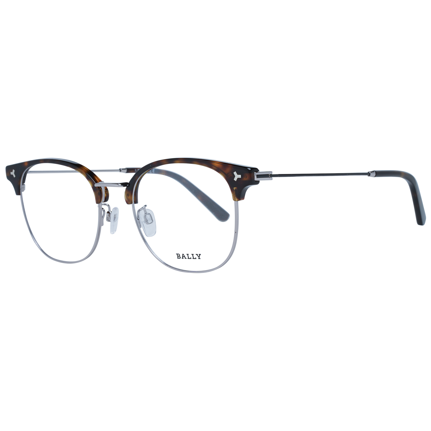 Bally Optical Frame Bally Eyeglasses Frames BY5038-D 056 54mm Glasses Men Brown Round Eyeglasses Eyewear UK USA Australia