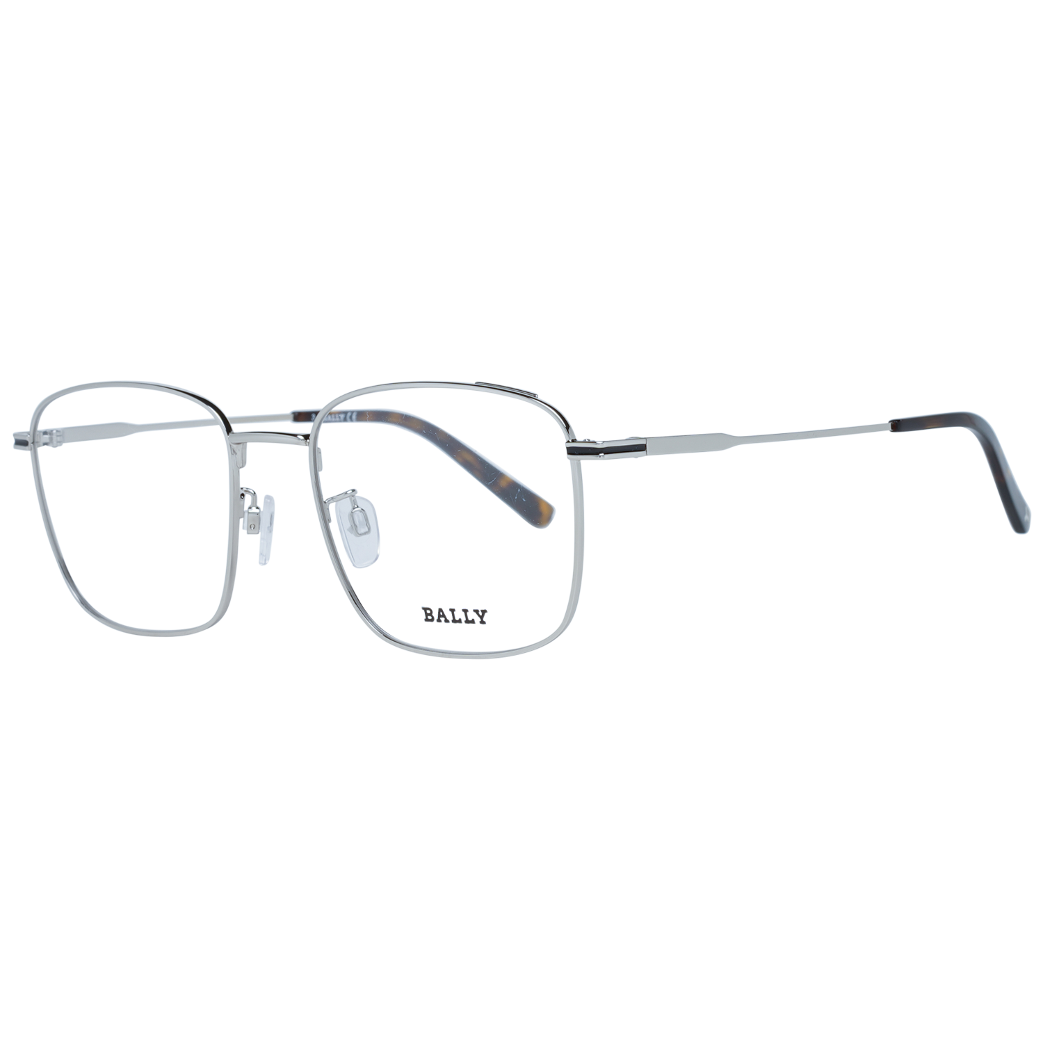 Bally Optical Frame Bally Eyeglasses Frames BY5039-D 016 54mm Glasses Men Silver Rectangular Eyeglasses Eyewear UK USA Australia