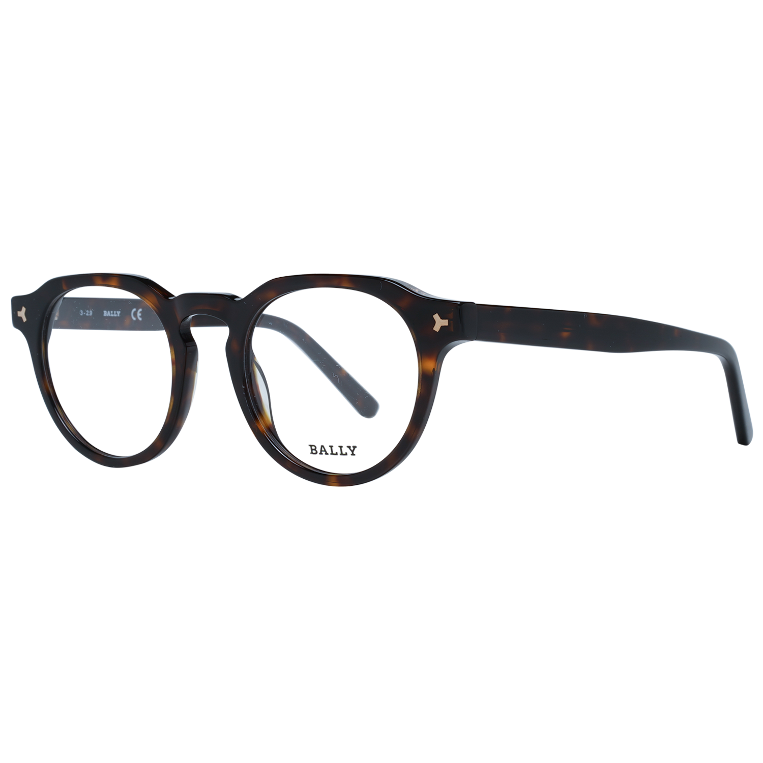 Bally Optical Frame Bally Glasses Frames BY5020 042 48mm Men Brown Round Tortoiseshell Eyeglasses Eyewear UK USA Australia