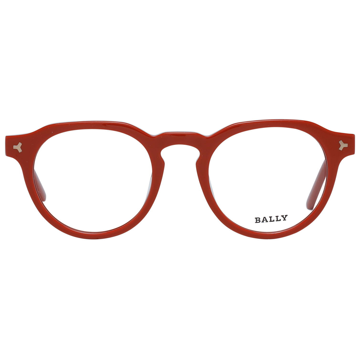 Bally Optical Frame Bally Glasses Frames BY5020 042 48mm Men Orange Round Eyeglasses Eyeglasses Eyewear UK USA Australia