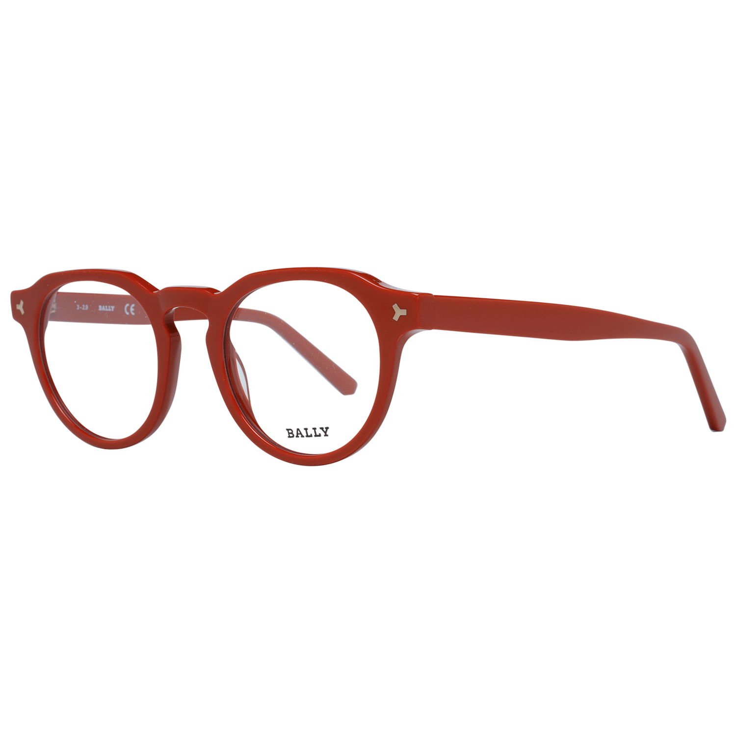 Bally Optical Frame Bally Glasses Frames BY5020 042 48mm Men Orange Round Eyeglasses Eyeglasses Eyewear UK USA Australia