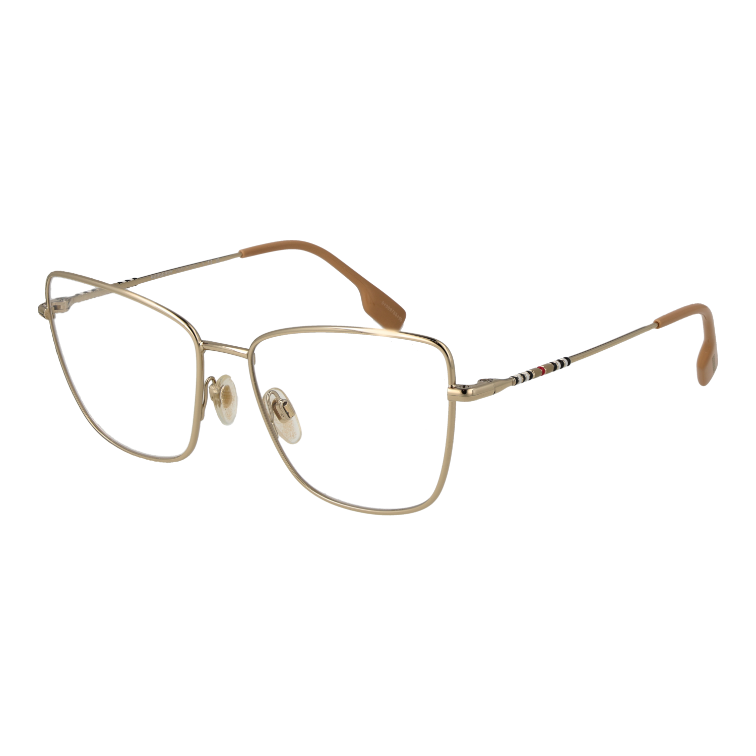 Burberry Eyeglasses Burberry Eyeglasses Frames 0BE1367 1338 Gold Butterfly Full-Rim 53mm Eyeglasses Eyewear designer