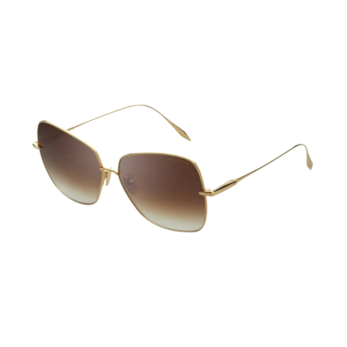 Dita Sunglasses Dita Sunglasses DTS145-A-01 ZAZOE - Gold/Brown Titanium Butterfly Eyeglasses Eyewear UK USA Australia