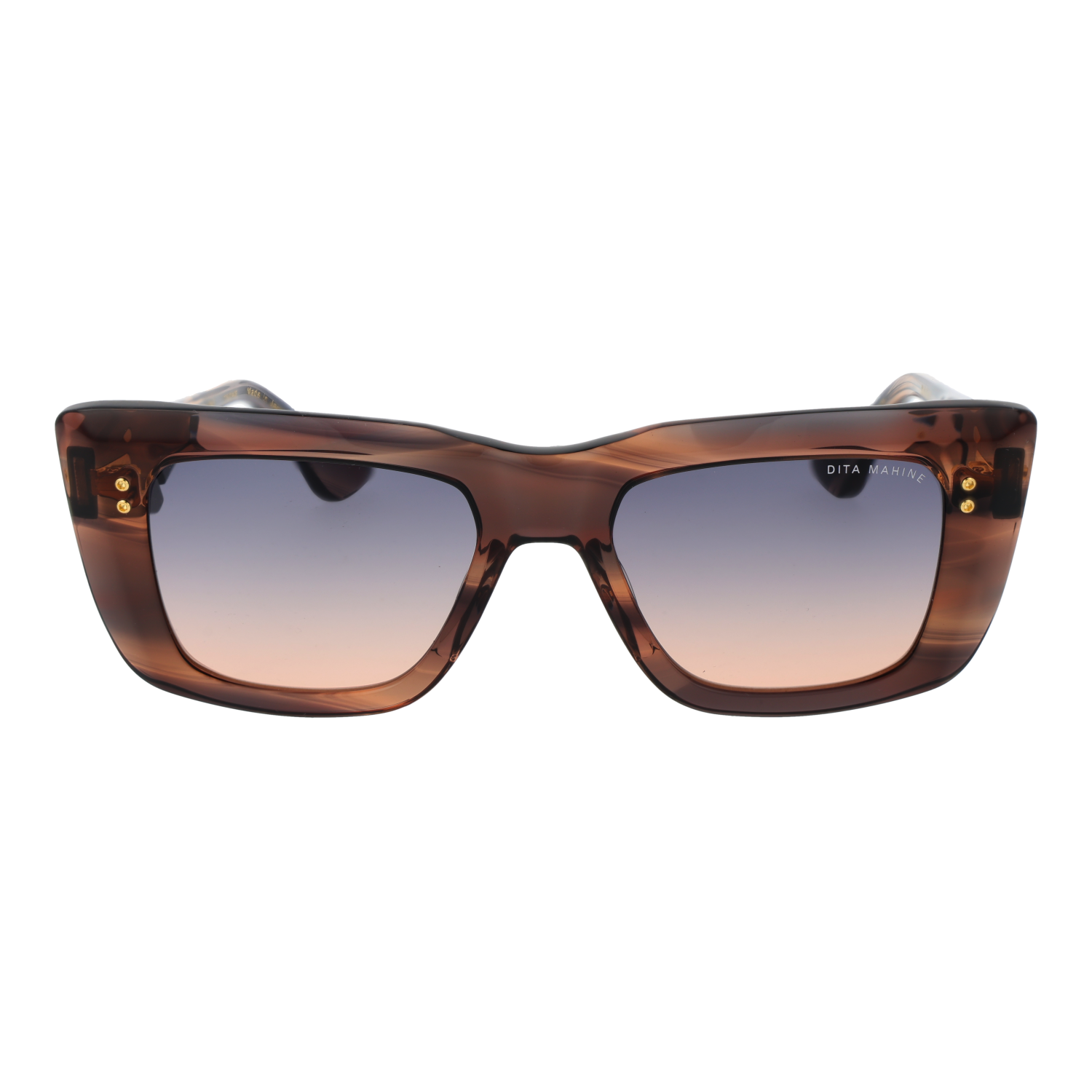 Dita Sunglasses Dita Sunglasses DTS437-A-02 Mahine Brown Rectangle Gradient 53mm Eyeglasses Eyewear designer