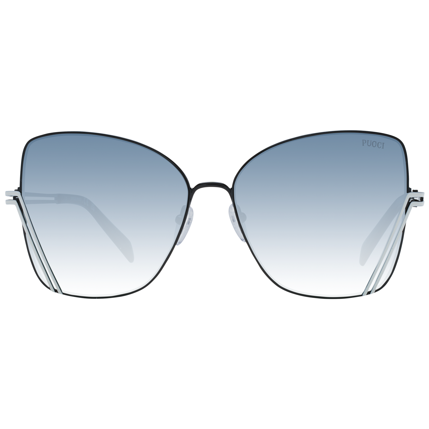 Emilio Pucci Sunglasses Emilio Pucci Sunglasses EP0179 05B 59mm - Women Black/Grey Gradient Butterfly Full-Rim Eyeglasses Eyewear UK USA Australia