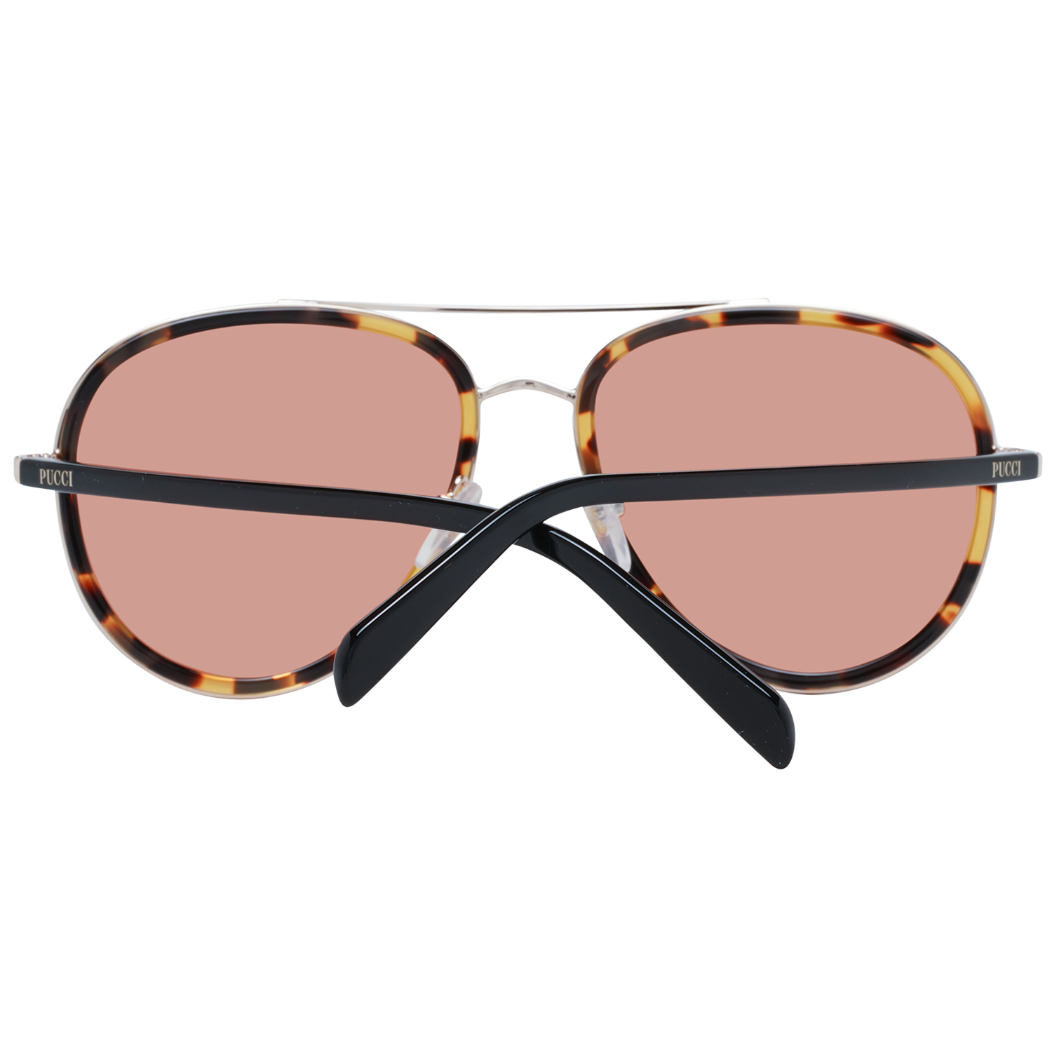 Emilio Pucci Sunglasses Emilio Pucci Sunglasses EP0185 56E 57mm - Women Brown/Brown Mirrored Pilot Full-Rim Eyeglasses Eyewear UK USA Australia