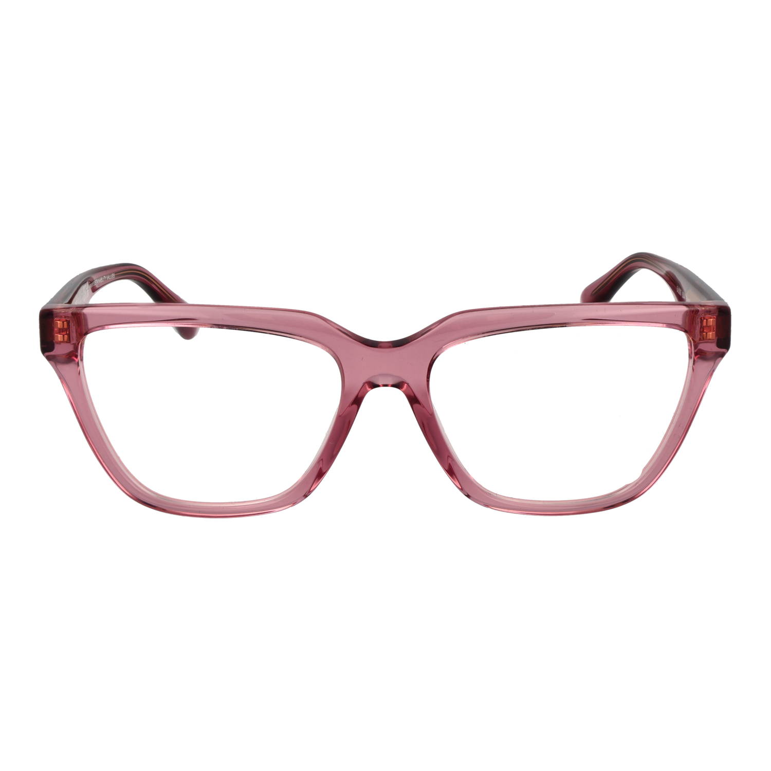 Emporio Armani Eyeglasses Emporio Armani Eyeglasses Frames 0EA3208 5544 Rose Trapezium Full-Rim 54mm Eyeglasses Eyewear designer