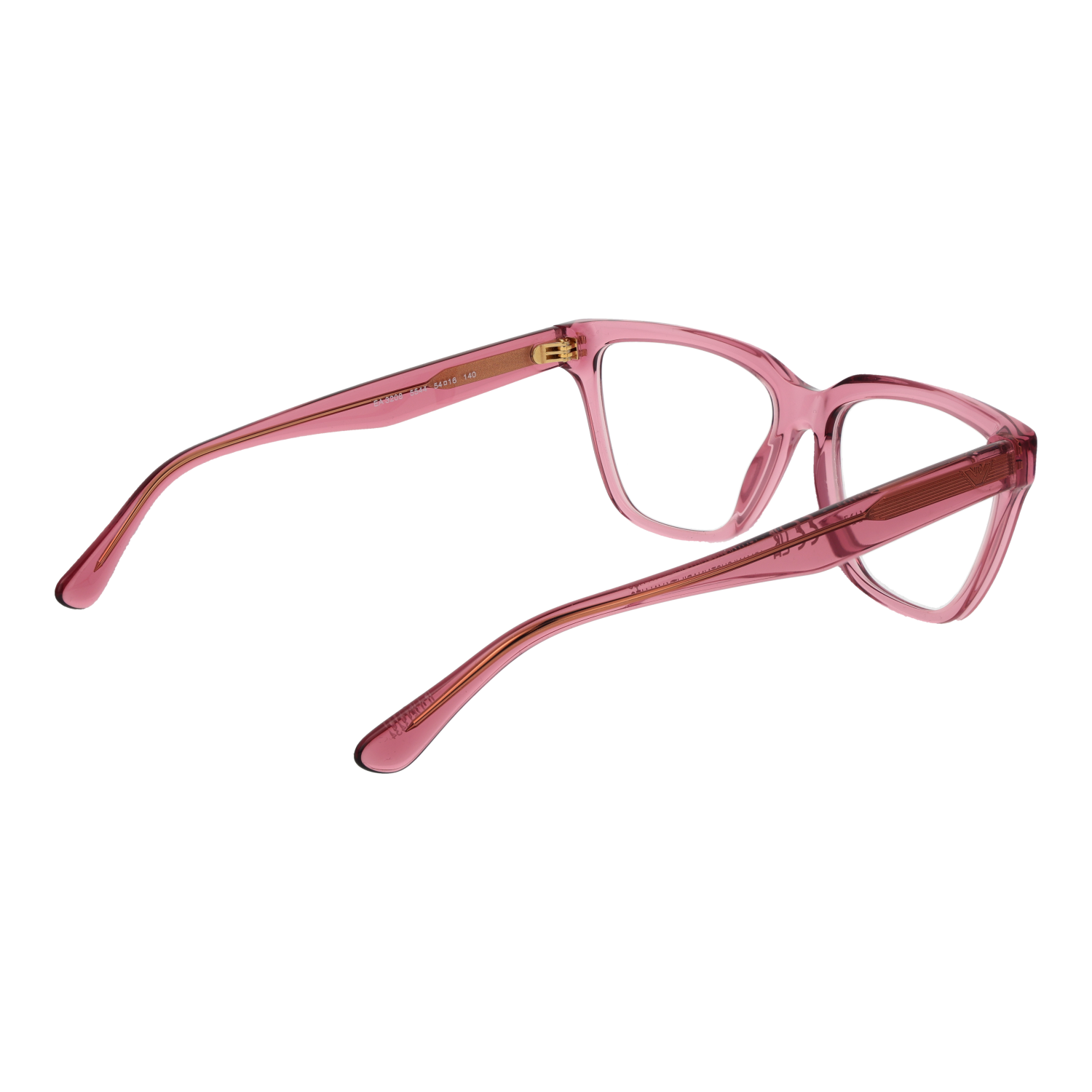 Emporio Armani Eyeglasses Emporio Armani Eyeglasses Frames 0EA3208 5544 Rose Trapezium Full-Rim 54mm Eyeglasses Eyewear designer