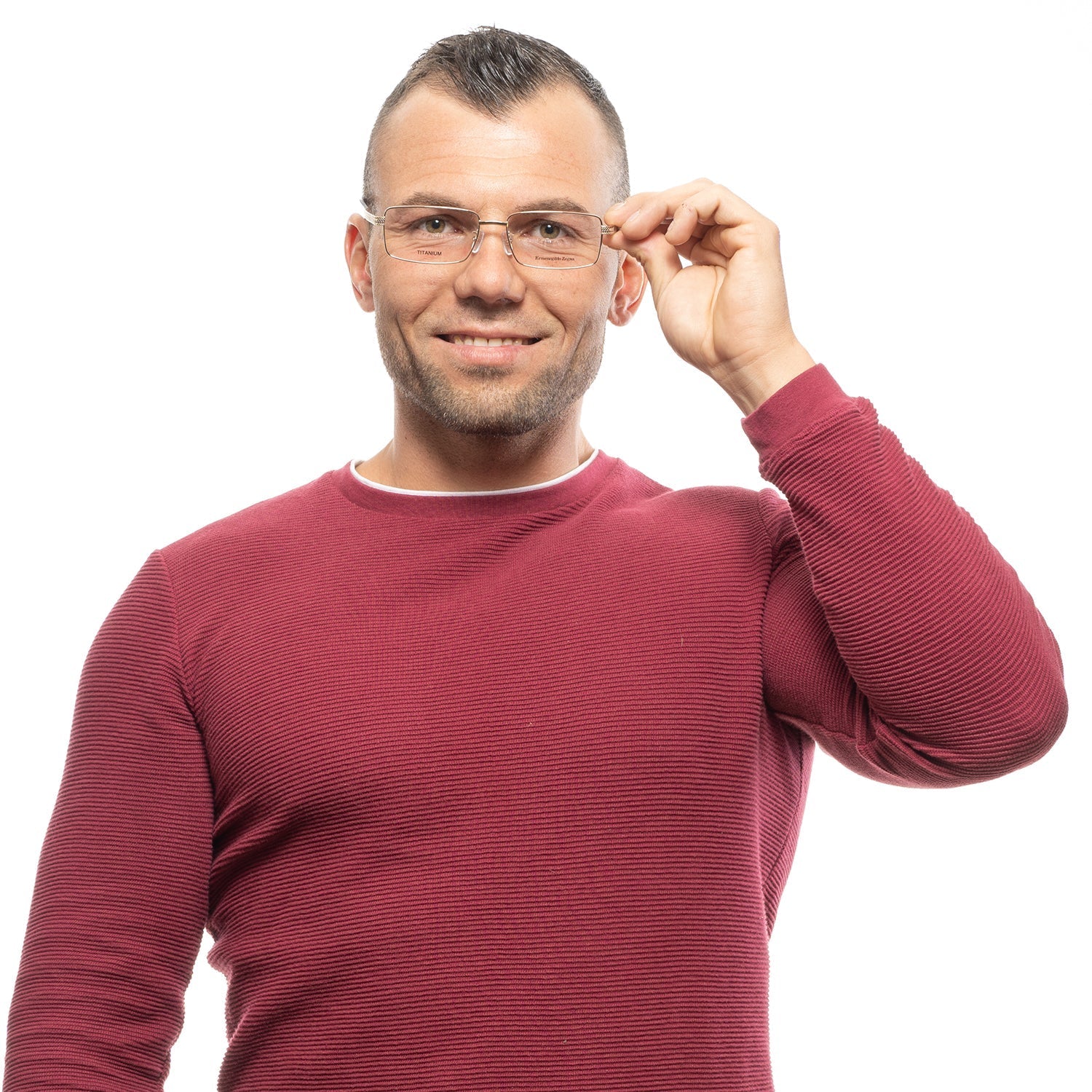 Ermenegildo Zegna Frames Ermenegildo Zegna Glasses Optical Frame EZ5094-D 032 57 Titanium Eyeglasses Eyewear UK USA Australia