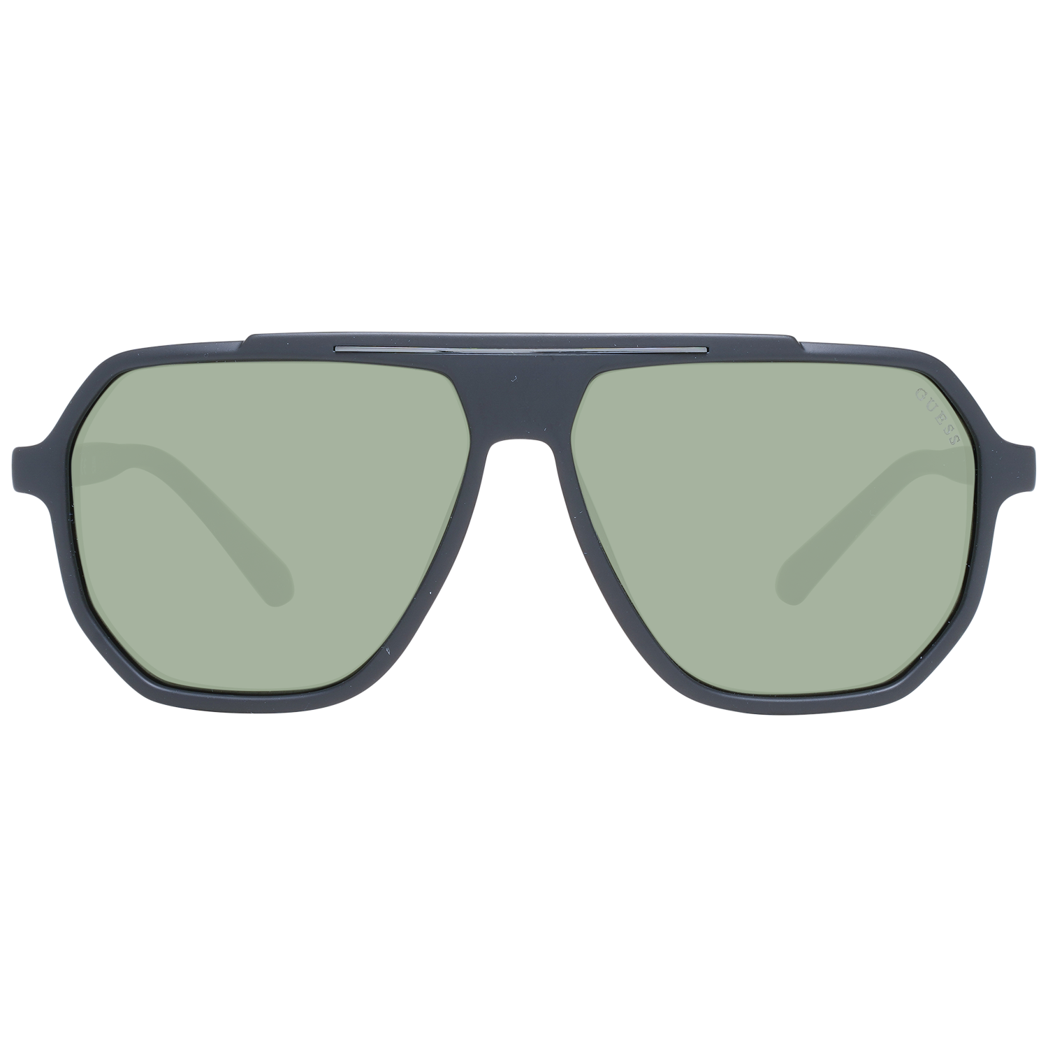 Guess Sunglasses Guess Sunglasses GF5088 02N 60mm - Black/Green Tinted Pilot Eyeglasses Eyewear UK USA Australia