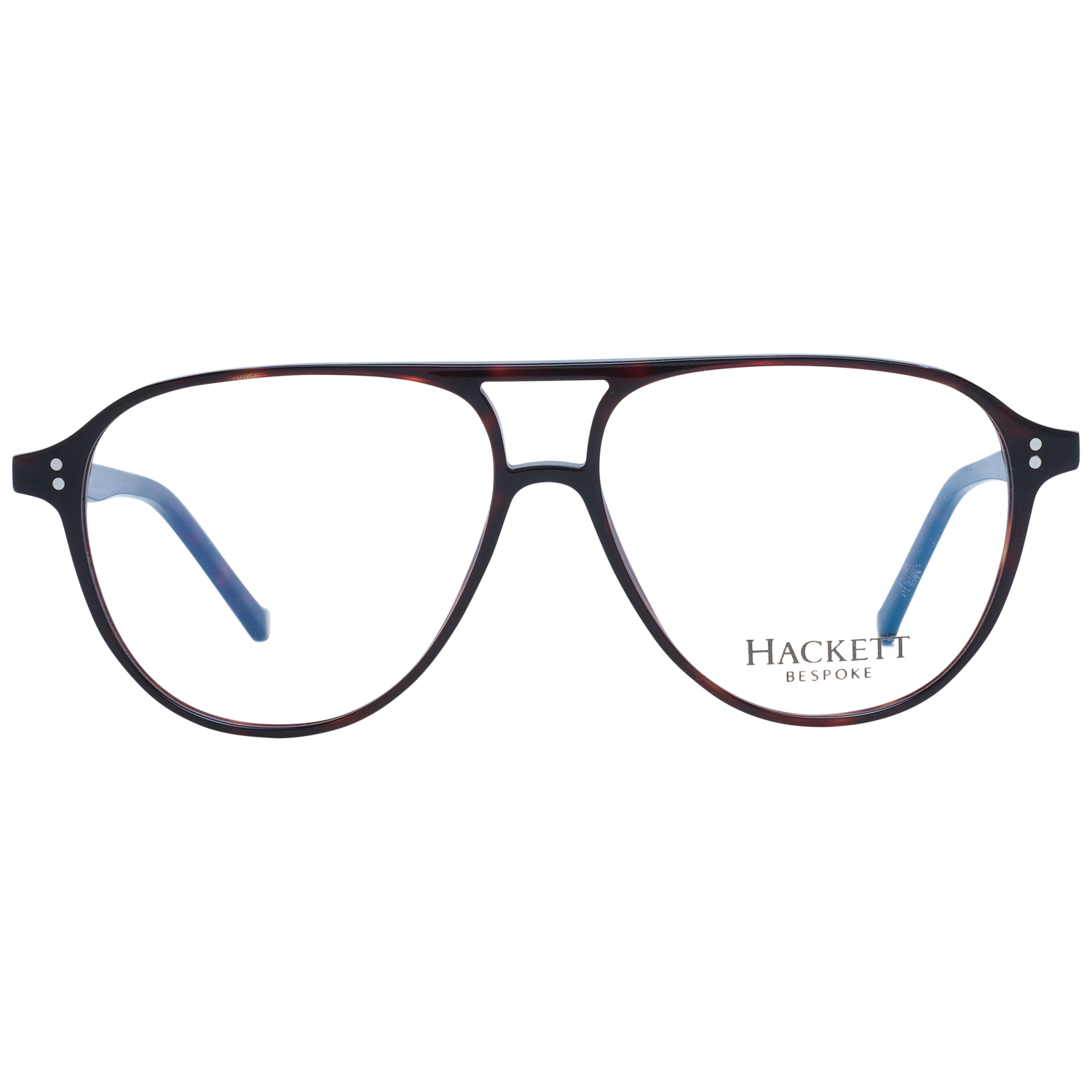 Hackett Frames Hackett Bespoke Glasses Frames HEB237 143 54mm Men Brown Pilot-Aviator Eyeglasses Eyewear UK USA Australia