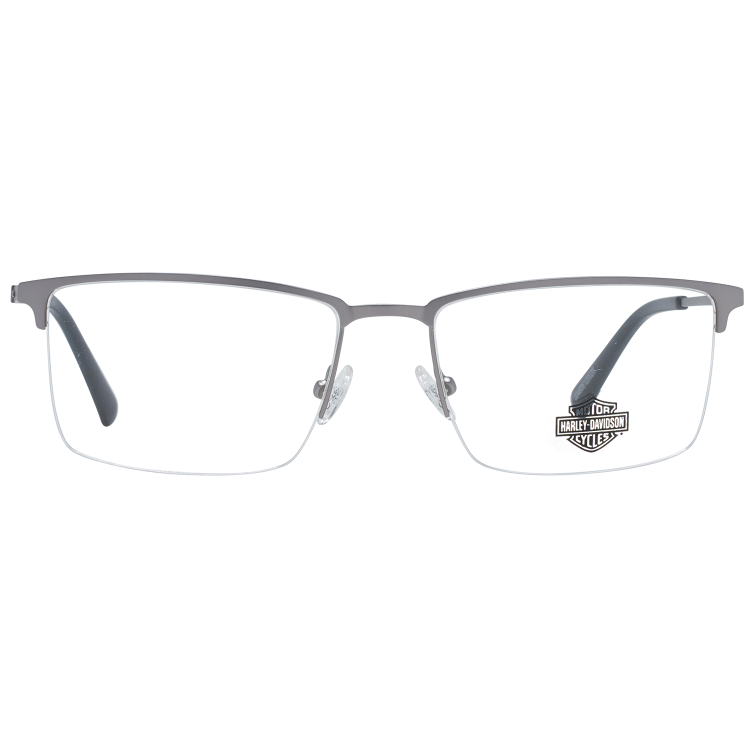 Harley-Davidson Frames Harley-Davidson Glasses Frames HD0915 011 57mm - Men Silver Semi-Rim Rectangular Eyeglasses Eyewear UK USA Australia