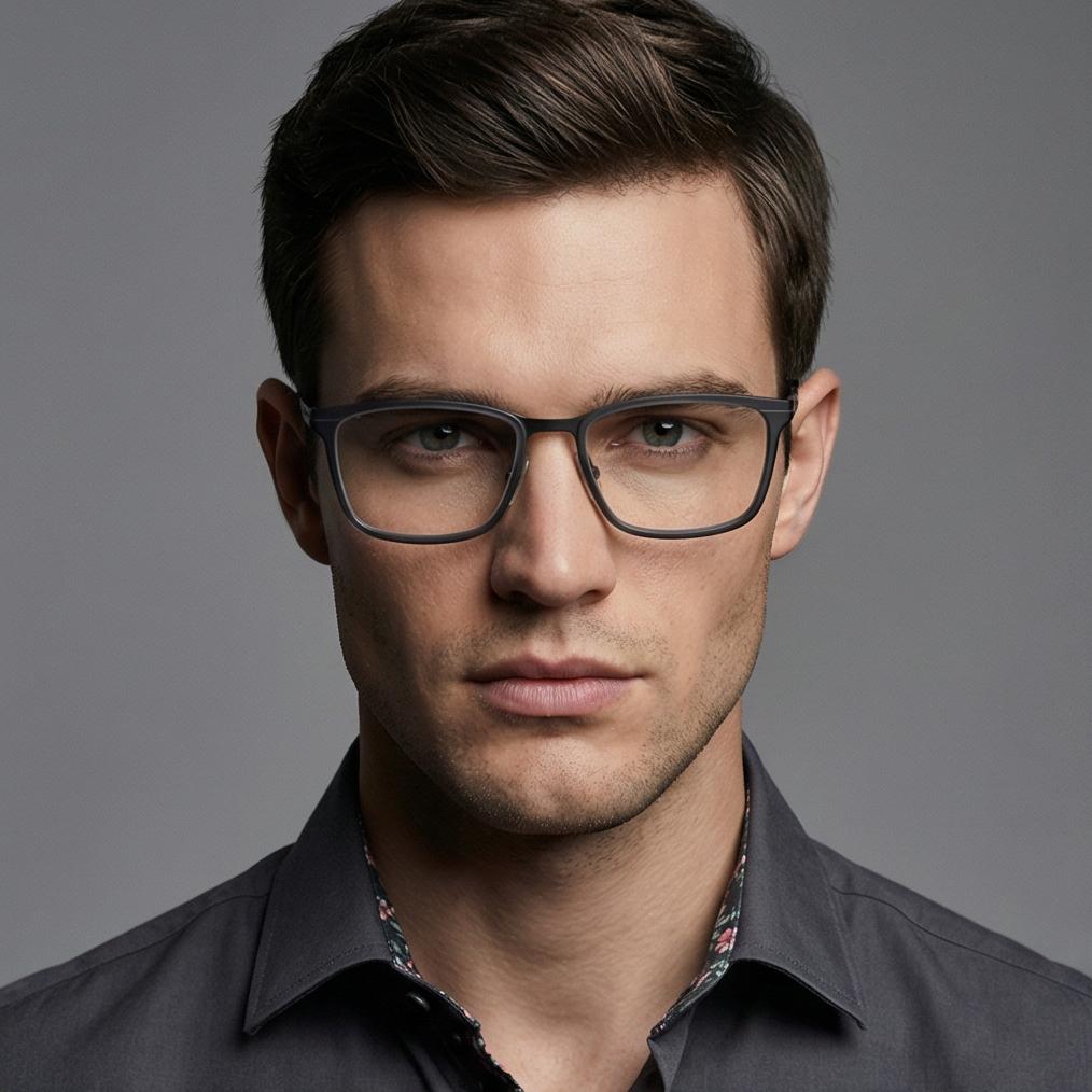 Hugo Boss Eyeglasses Hugo Boss Eyeglasses Frames BOSS 1242 WCN18 56mm Men Grey Rectangular Eyeglasses Eyewear designer