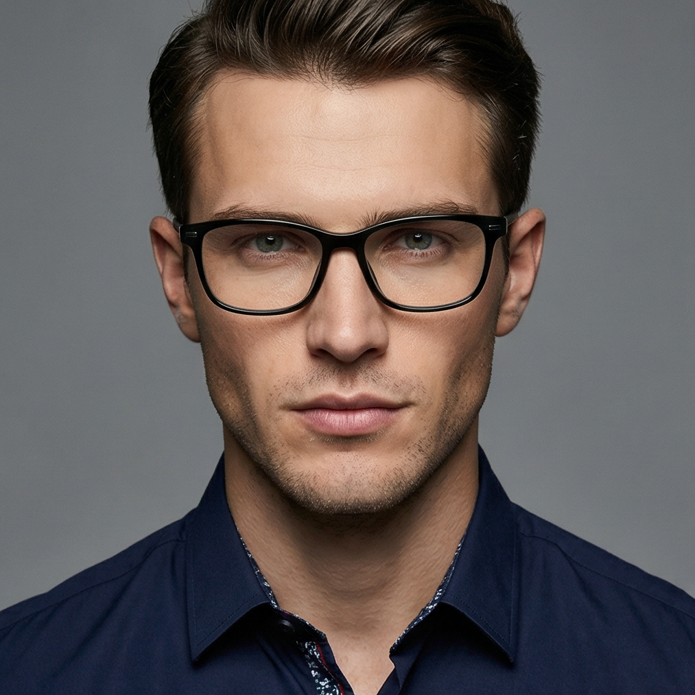 Hugo Boss Eyeglasses Hugo Boss Eyeglasses Frames Men Black Rectangular BOSS 1012 807 54mm Eyeglasses Eyewear designer