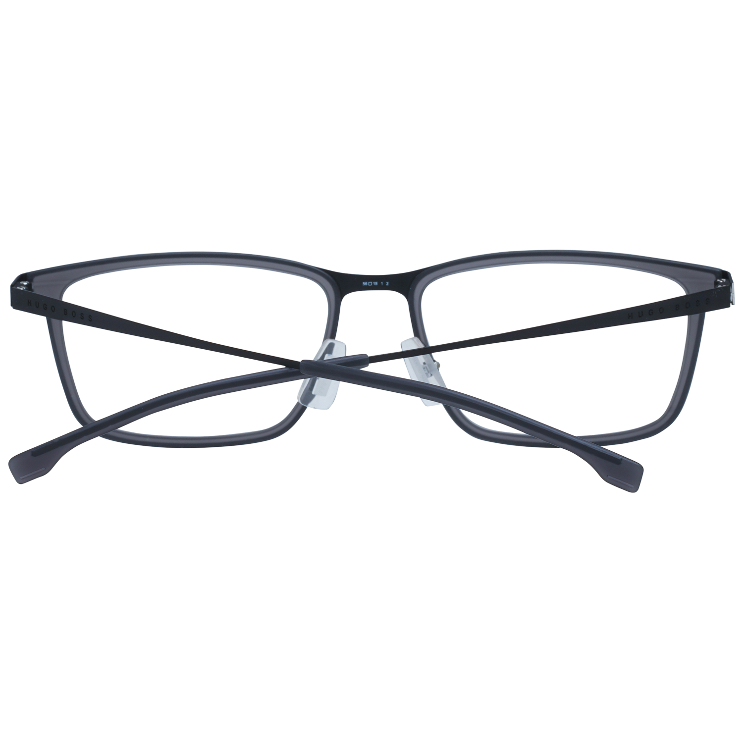 Hugo Boss Eyeglasses Hugo Boss Glasses Frames BOSS 1242 WCN18 56mm Men Grey Rectangular Eyeglasses Eyewear UK USA Australia