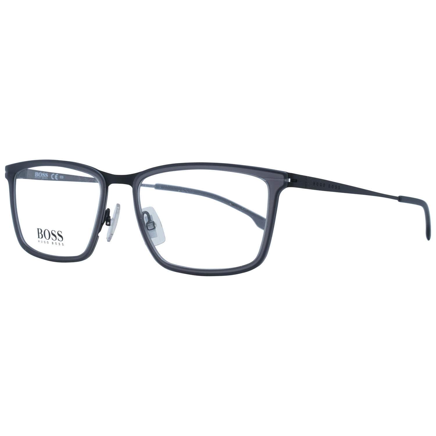Hugo Boss Eyeglasses Hugo Boss Glasses Frames BOSS 1242 WCN18 56mm Men Grey Rectangular Eyeglasses Eyewear UK USA Australia