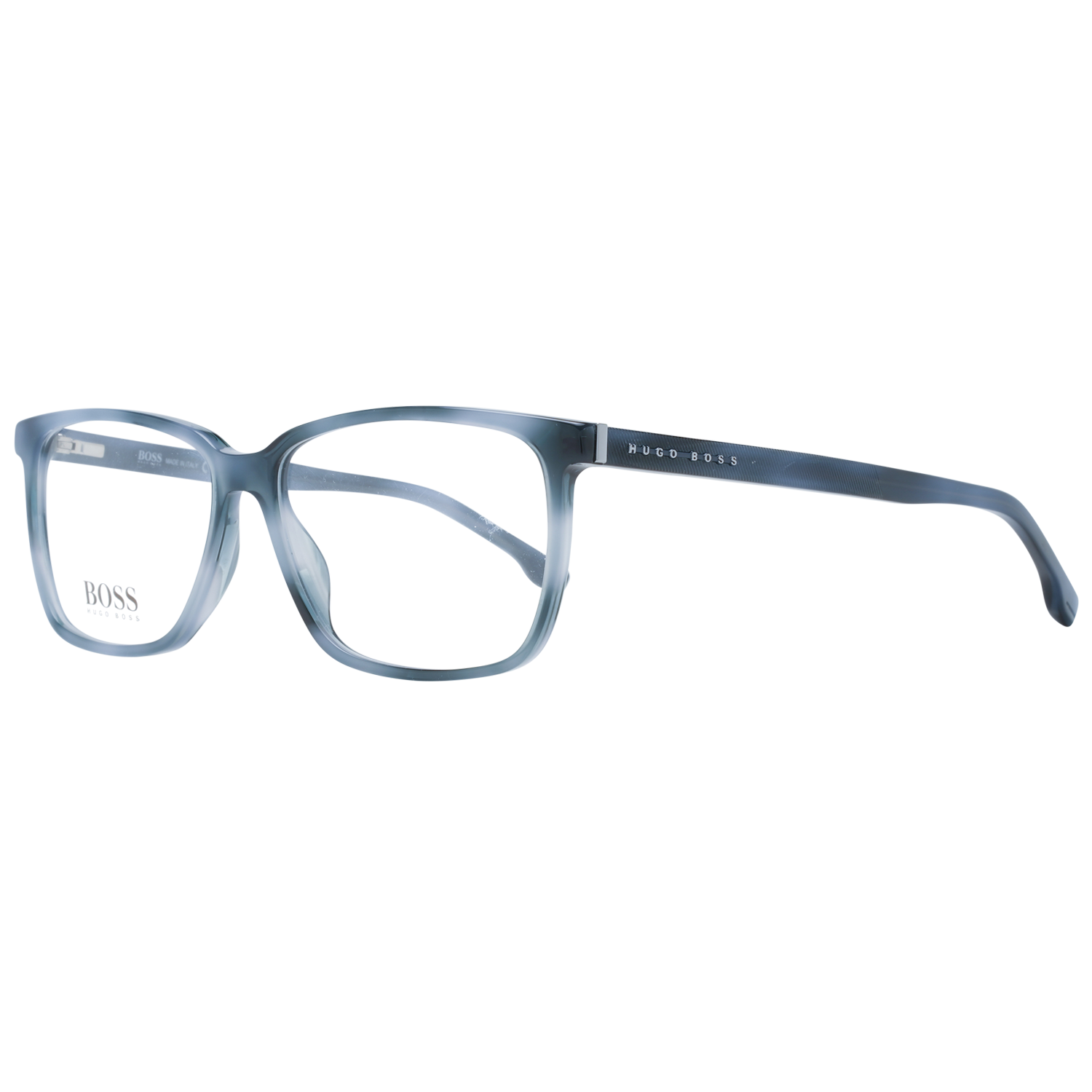 Hugo Boss Eyeglasses Hugo Boss Glasses Frames BOSS 1300/U JBW15 57mm Men Blue Rectangular Eyeglasses Eyewear UK USA Australia