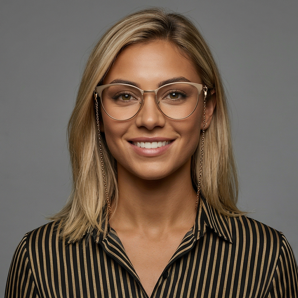 Hugo Boss Optical Frames Hugo Boss Women’s Eyeglasses Gold Full Rim Stainless Steel Panto Frames BOSS 1460 I20 52mm Eyeglasses Eyewear designer