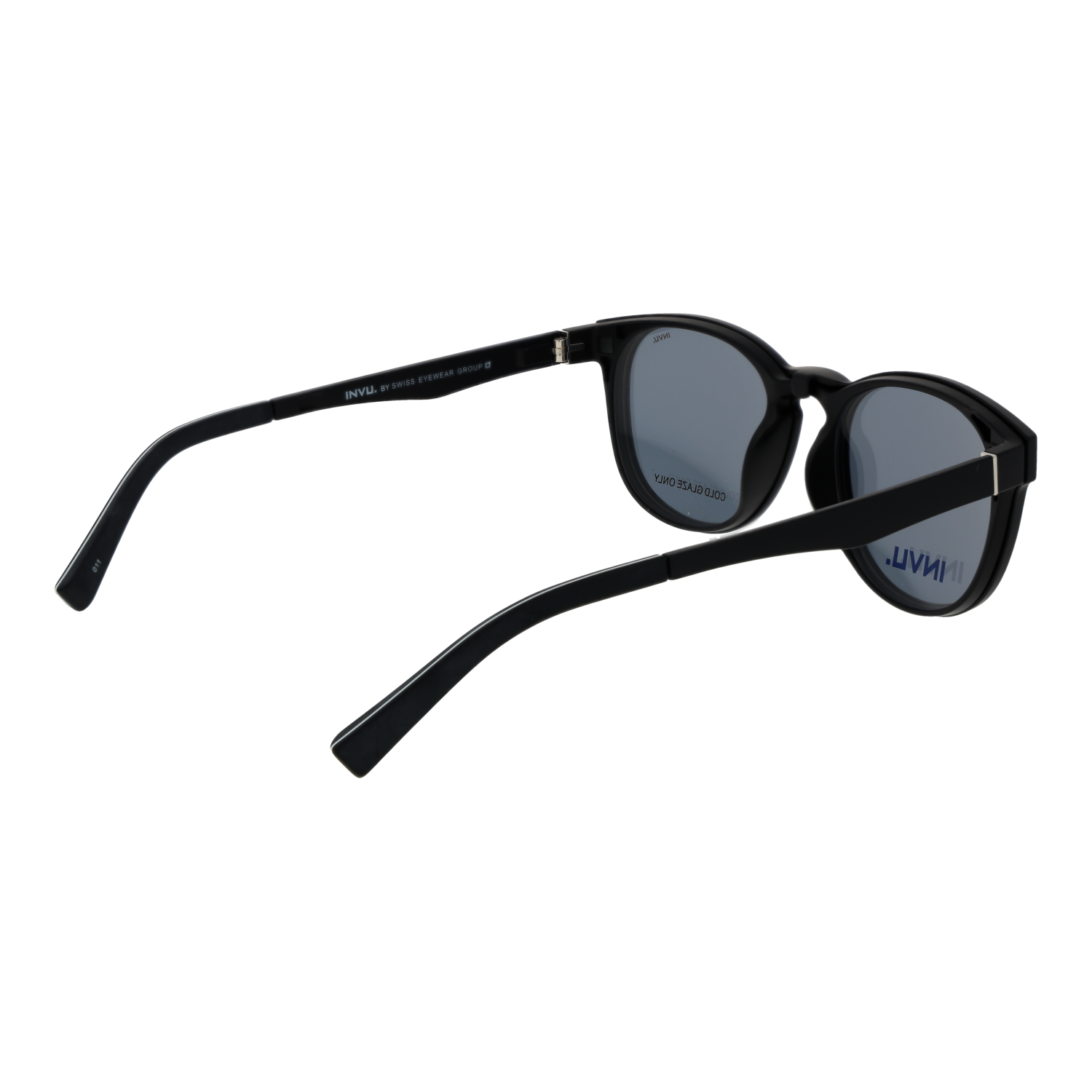Invu Frames with Sunglasses-Clips Invu Frames with Sunglasses-Clips M4103 AY 50 Eyeglasses Eyewear designer
