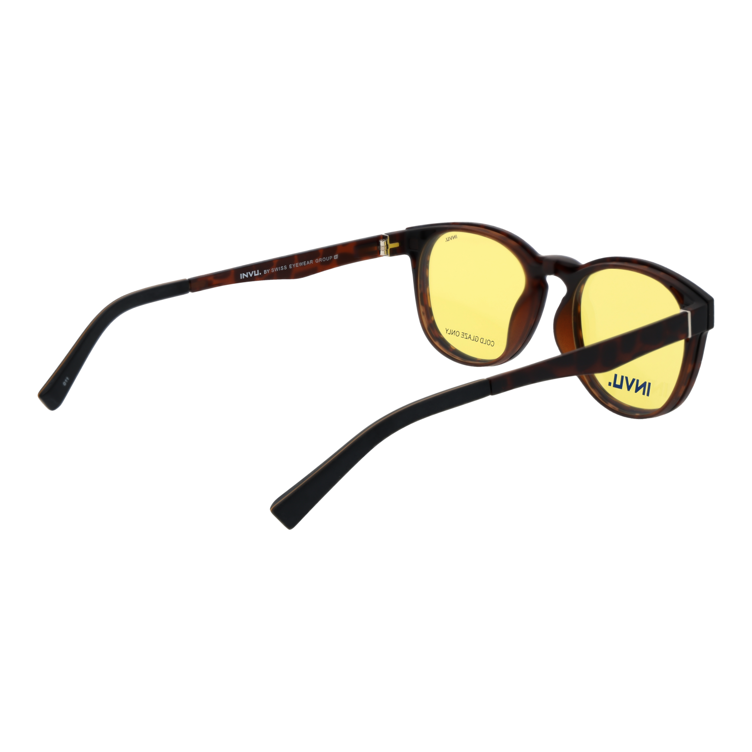 Invu Frames with Sunglasses-Clips Invu Frames with Sunglasses-Clips M4103 BY 50 Eyeglasses Eyewear designer