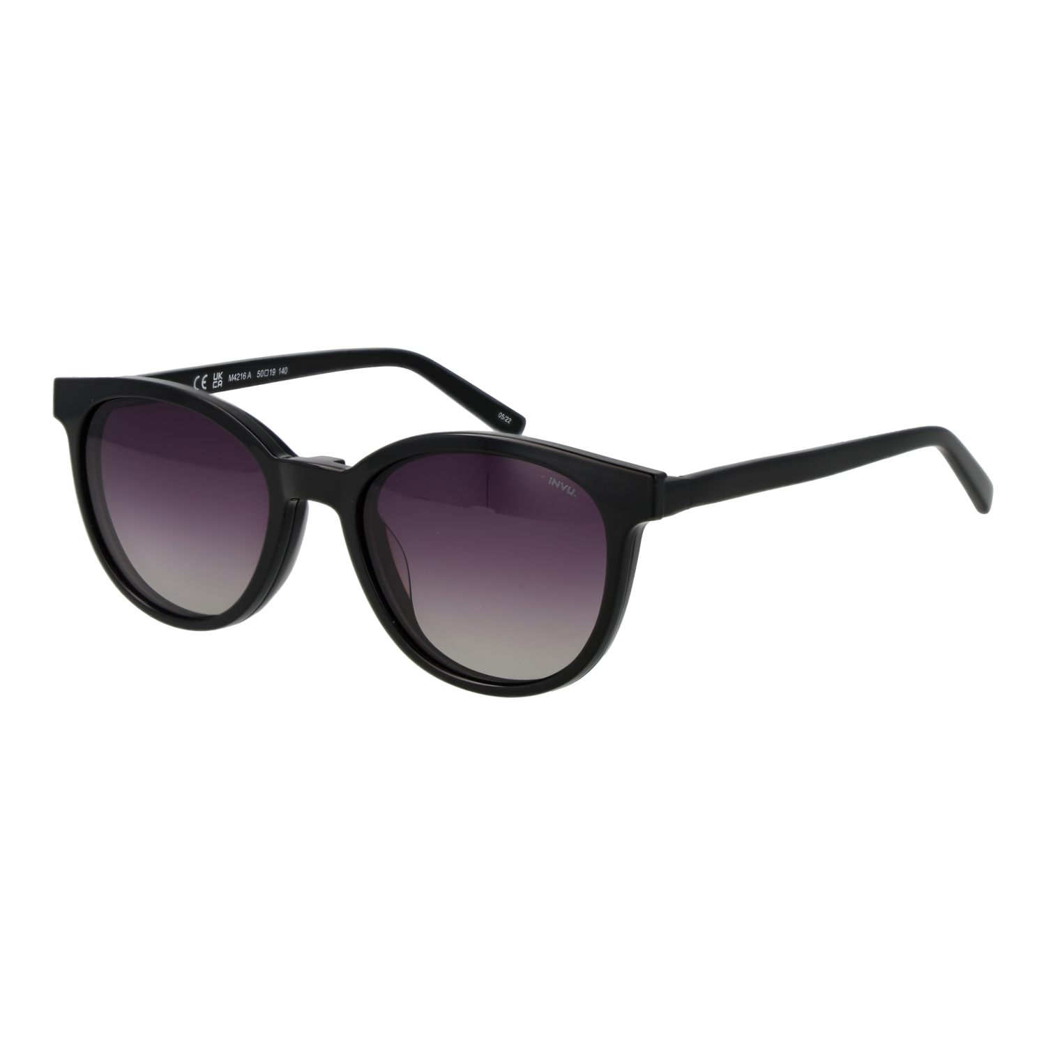 Invu Frames with Sunglasses-Clips Invu Frames with Sunglasses-Clips M4216 A 50 Eyeglasses Eyewear designer