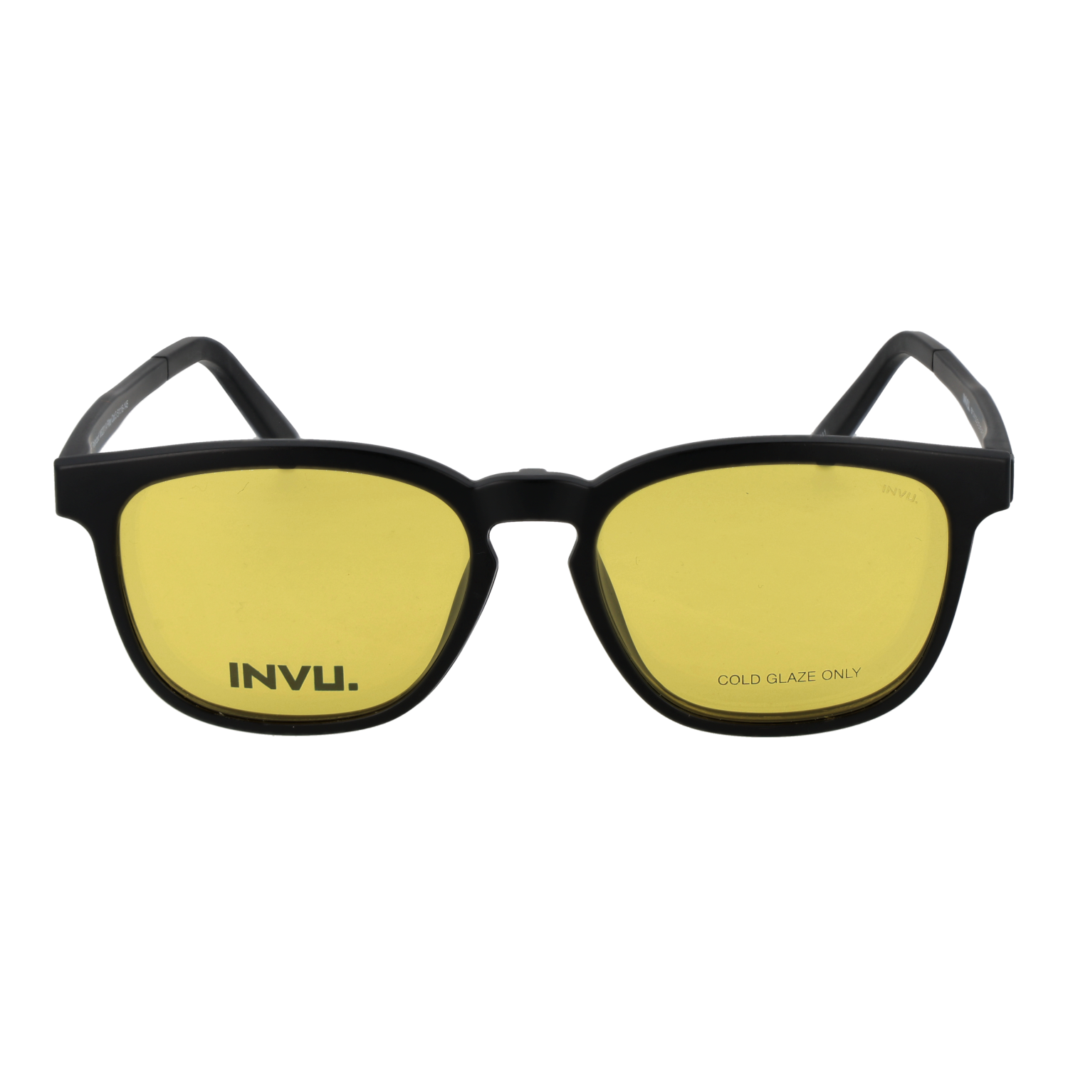 Invu Frames with Sunglasses-Clips Invu Frames with Sunglasses-Clips M8201 A 51 Eyeglasses Eyewear designer