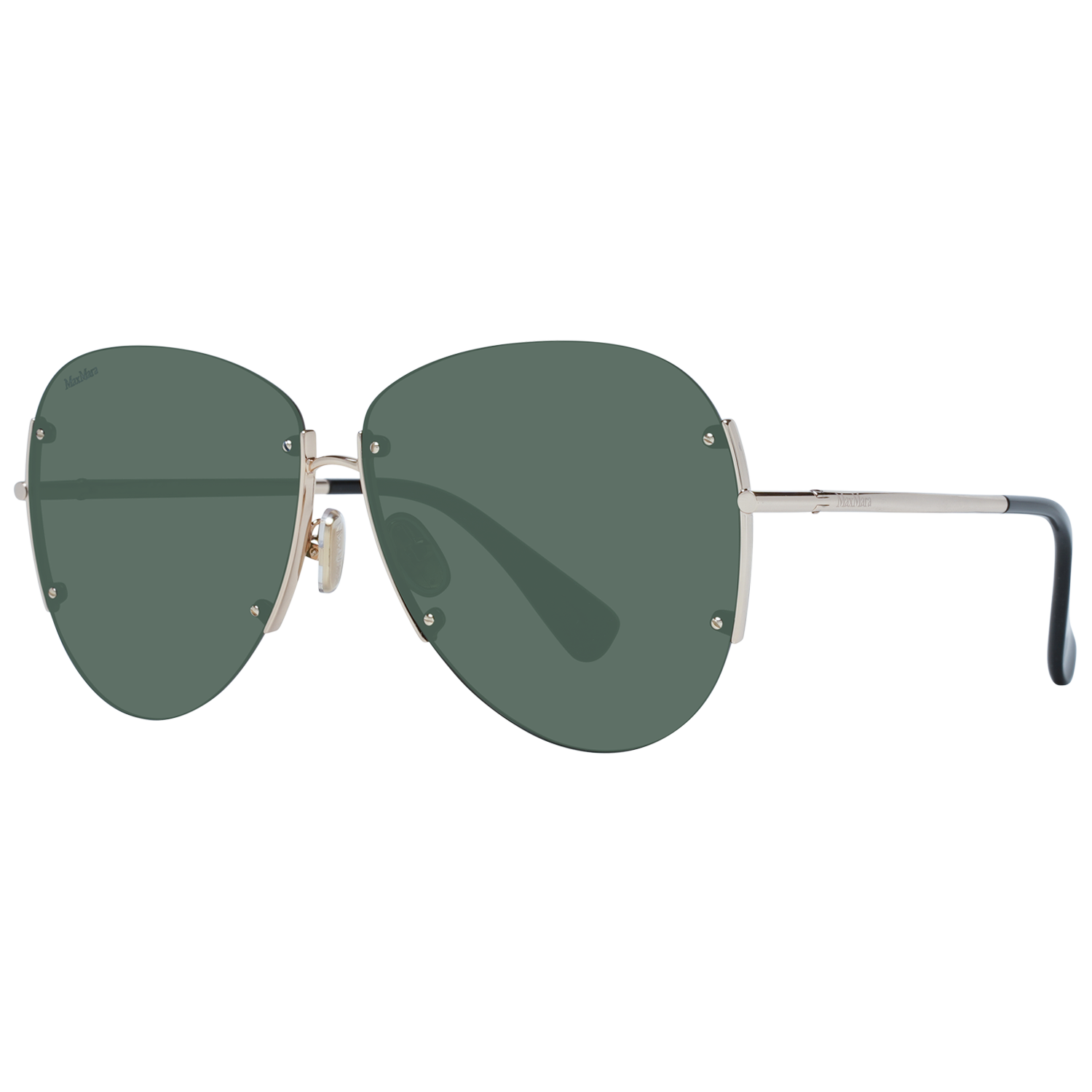 Max Mara Sunglasses Max Mara Sunglasses Women's Aviator Green MM0001 32N 62 Eyeglasses Eyewear UK USA Australia