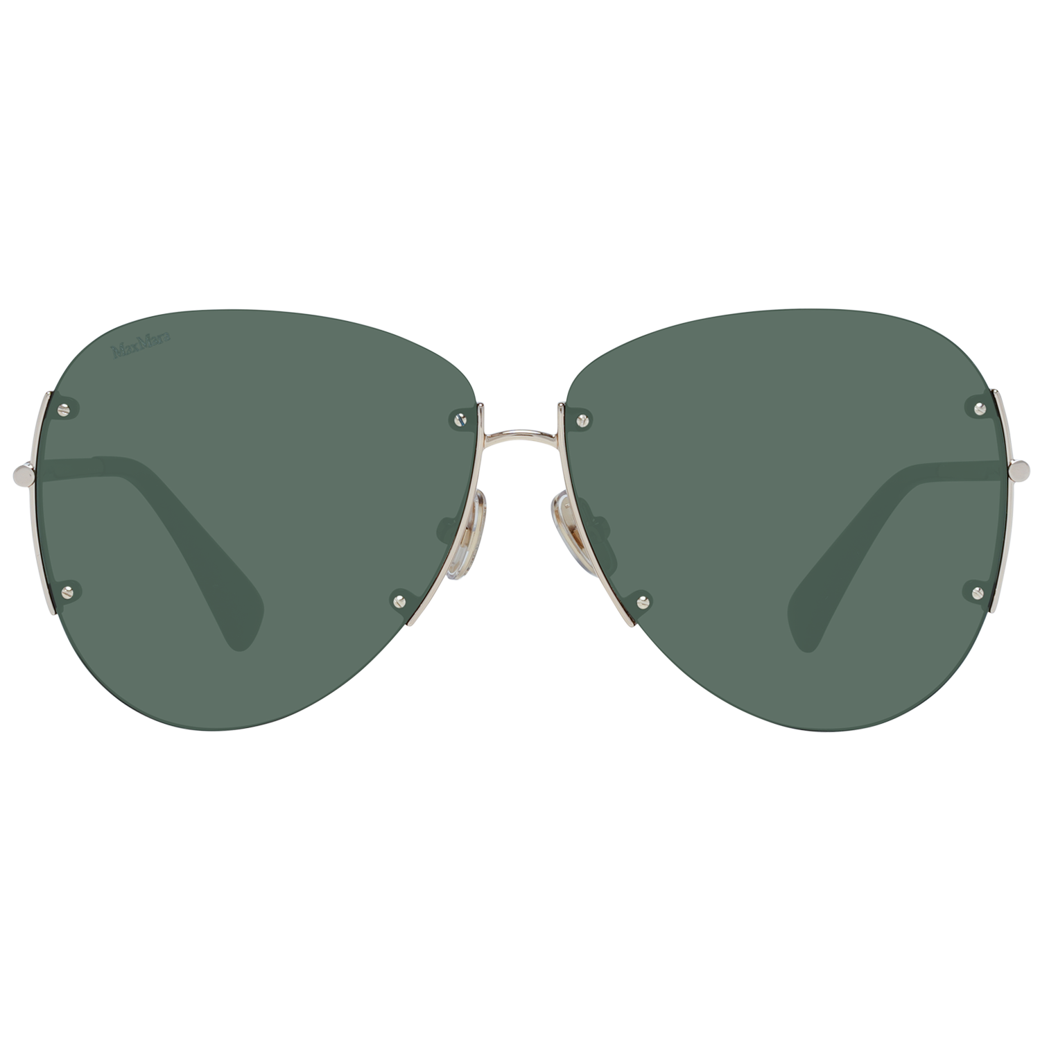 Max Mara Sunglasses Max Mara Sunglasses Women's Aviator Green MM0001 32N 62 Eyeglasses Eyewear UK USA Australia