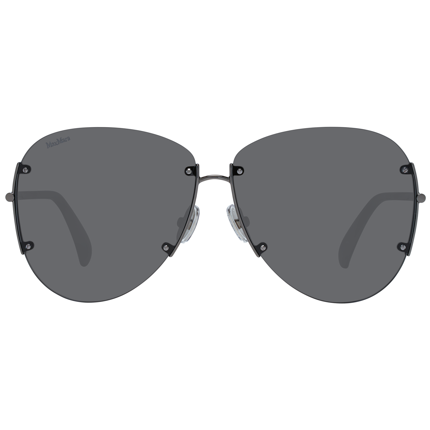 Max Mara Sunglasses Max Mara Sunglasses Women's Aviator Grey MM0001 08A 62 Eyeglasses Eyewear UK USA Australia