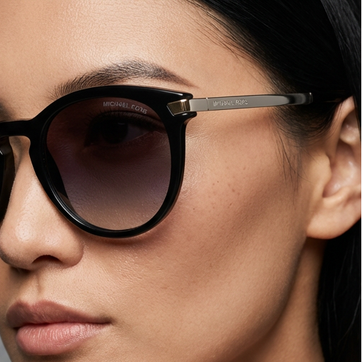 Michael Kors Sunglasses Michael Kors Sunglasses Black Purple Gradient Round MK2023 316311 53mm Eyeglasses Eyewear designer