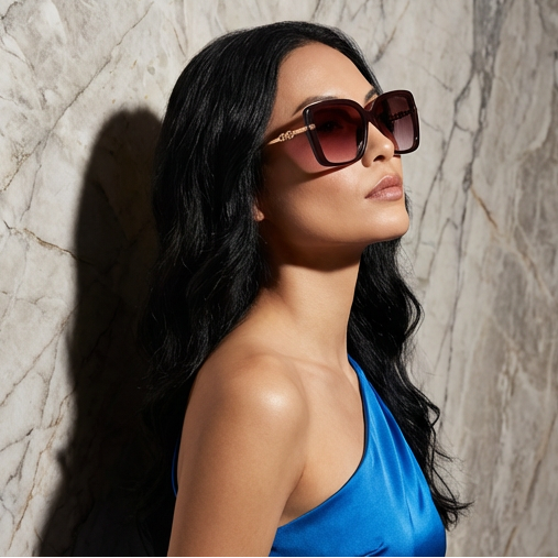 Michael Kors Sunglasses Michael Kors Sunglasses Purple Pink Gradient Square MK2174U 33448H 55mm Eyeglasses Eyewear designer