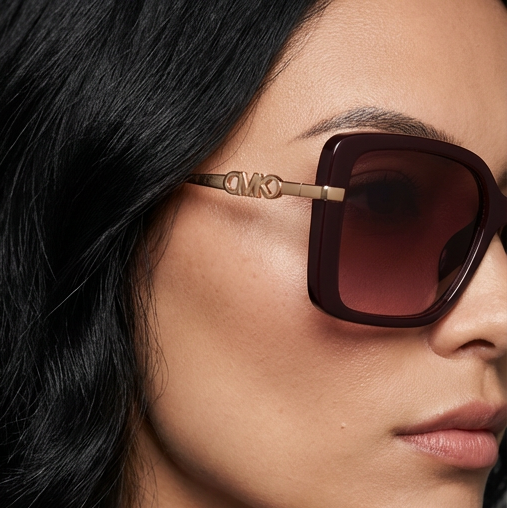 Michael Kors Sunglasses Michael Kors Sunglasses Purple Pink Gradient Square MK2174U 33448H 55mm Eyeglasses Eyewear designer