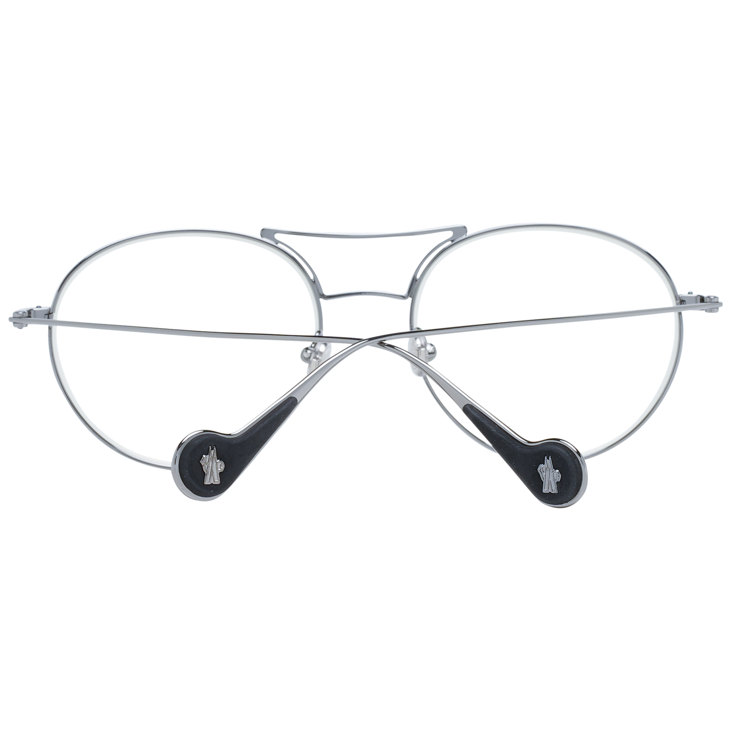 Moncler Eyeglasses Moncler Glasses Frames ML0105 008 54mm - Unisex Gunmetal Round Eyeglasses Eyewear UK USA Australia