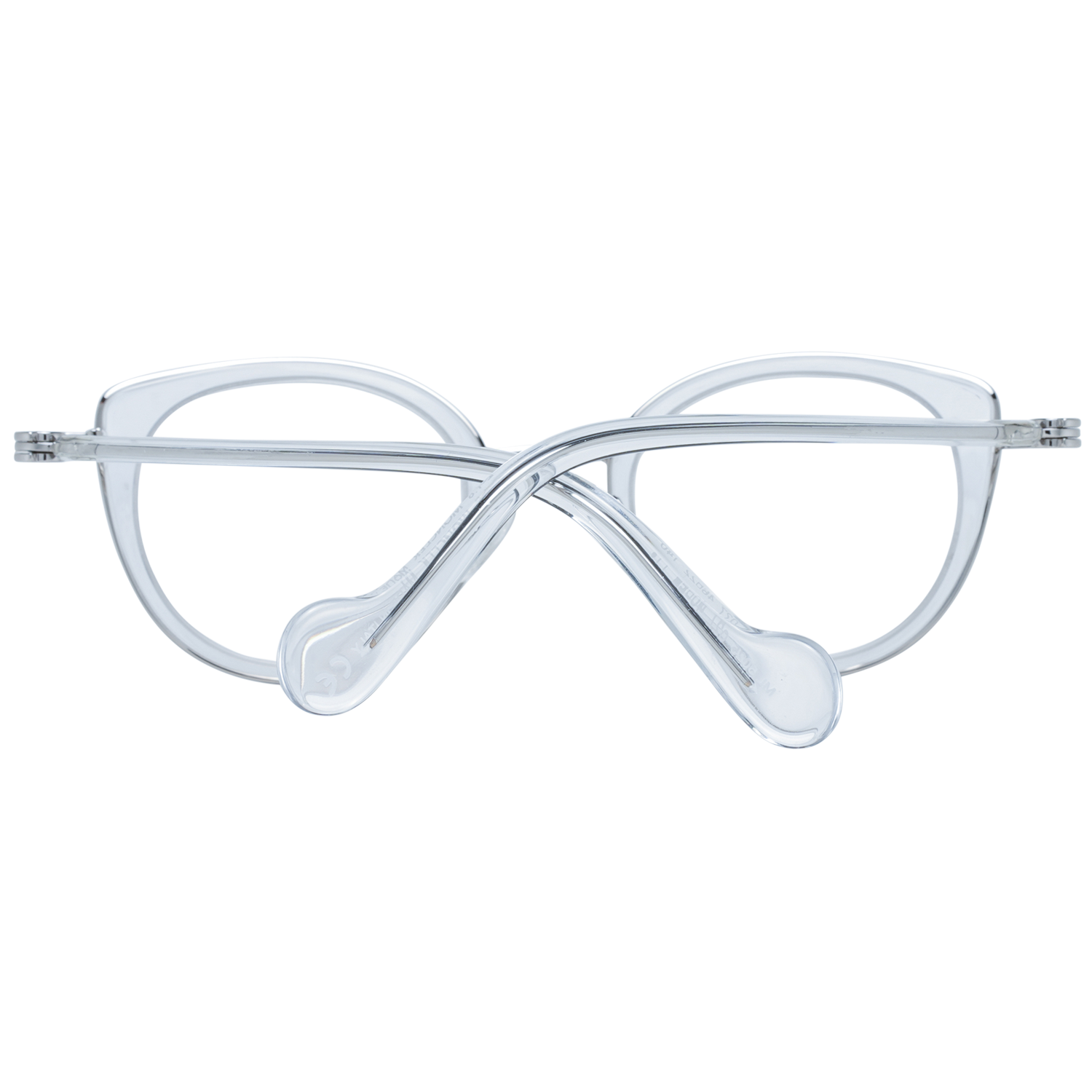 Moncler Eyeglasses Moncler Glasses Frames ML5025 027 46mm - Women White Cat-Eye Full-Rim Eyeglasses Eyewear UK USA Australia