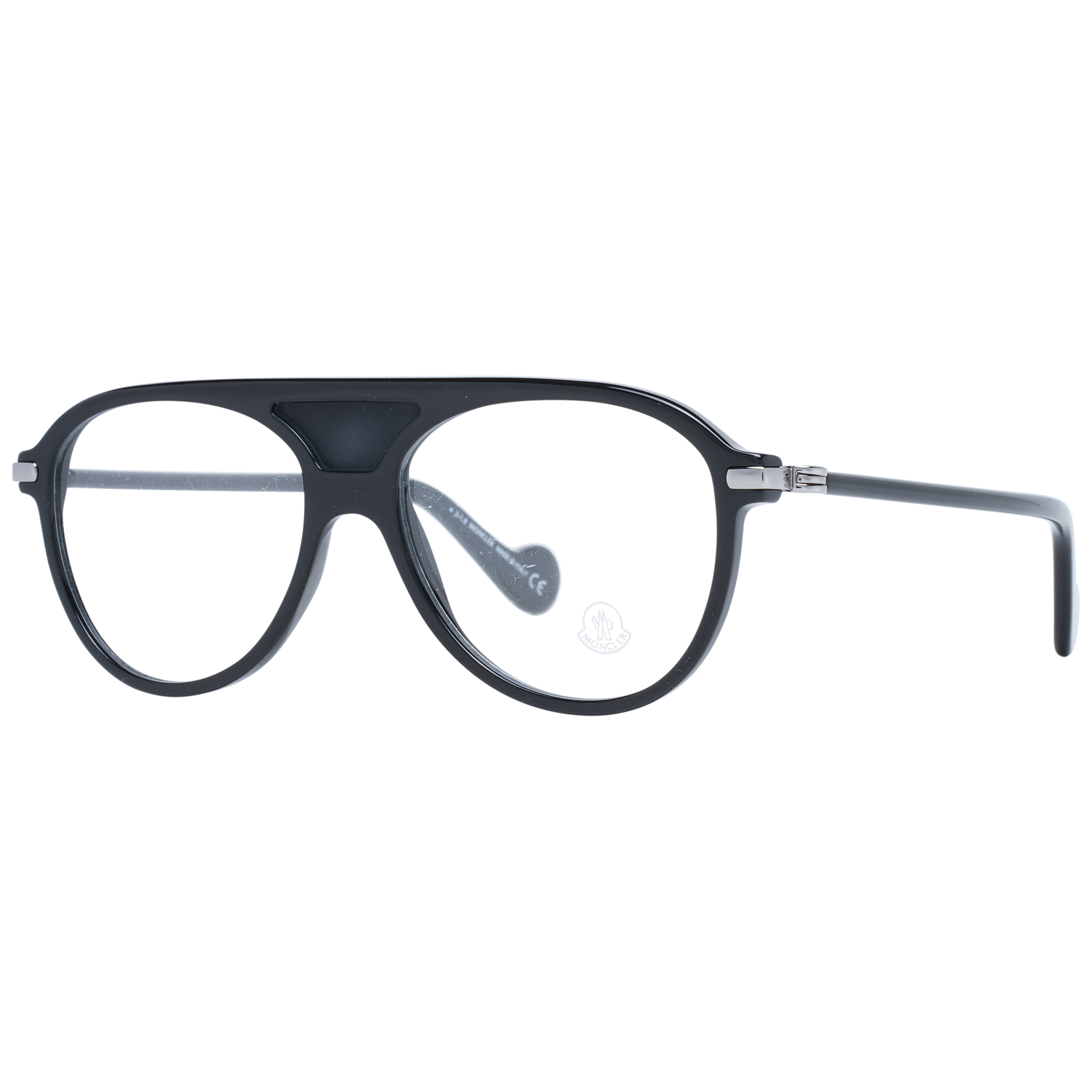 Moncler Eyeglasses Moncler Glasses Frames ML5033 001 55mm Men Black Pilot-Aviator Eyeglasses Eyewear designer