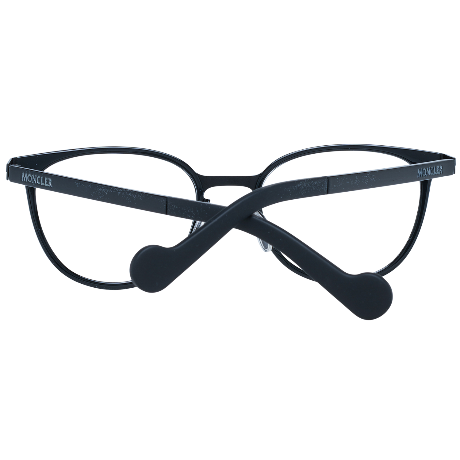 Moncler Eyeglasses Moncler Glasses Frames ML5034 001 50mm Women Black Round Eyeglasses Eyewear designer