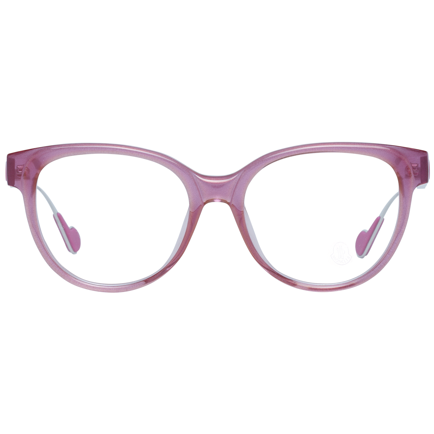 Moncler Eyeglasses Moncler Glasses Frames ML5056 068 53mm Women Pink Metal Round Eyeglasses Eyewear designer