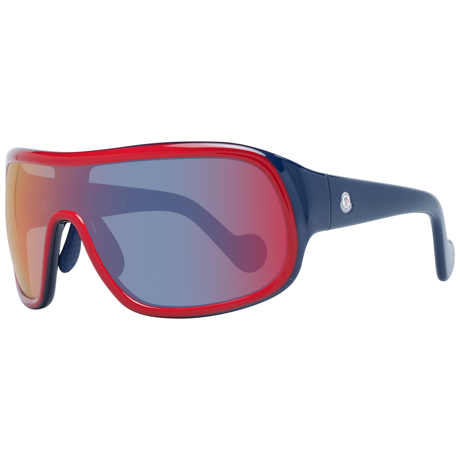 Moncler Sunglasses Moncler Sunglasses Shield Blue ML0048 68C 00 Eyeglasses Eyewear UK USA Australia