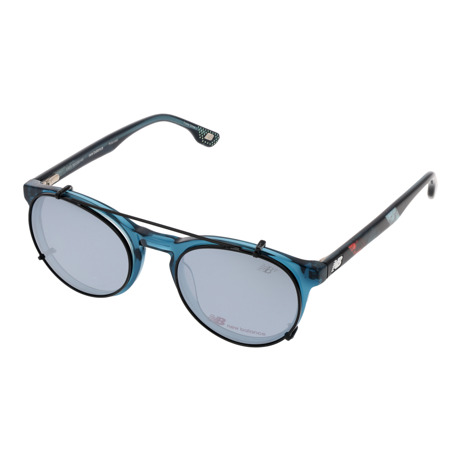 New Balance Frames with Sunglasses-Clips New Balance Glasses Frames NB404103 50 Sunglasses Clip Eyeglasses Eyewear designer