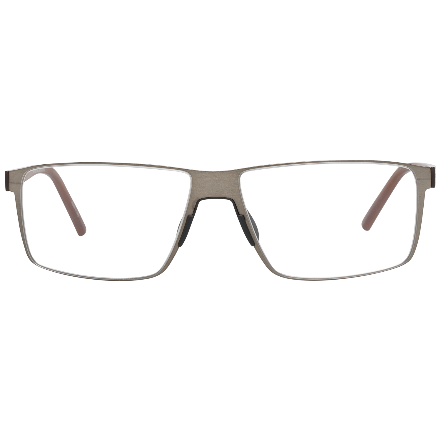 Porsche Design Eyeglasses Porsche Design Glasses Frames P8308 B 55mm - Men Grey Rectangular Full-Rim Eyeglasses Eyewear UK USA Australia