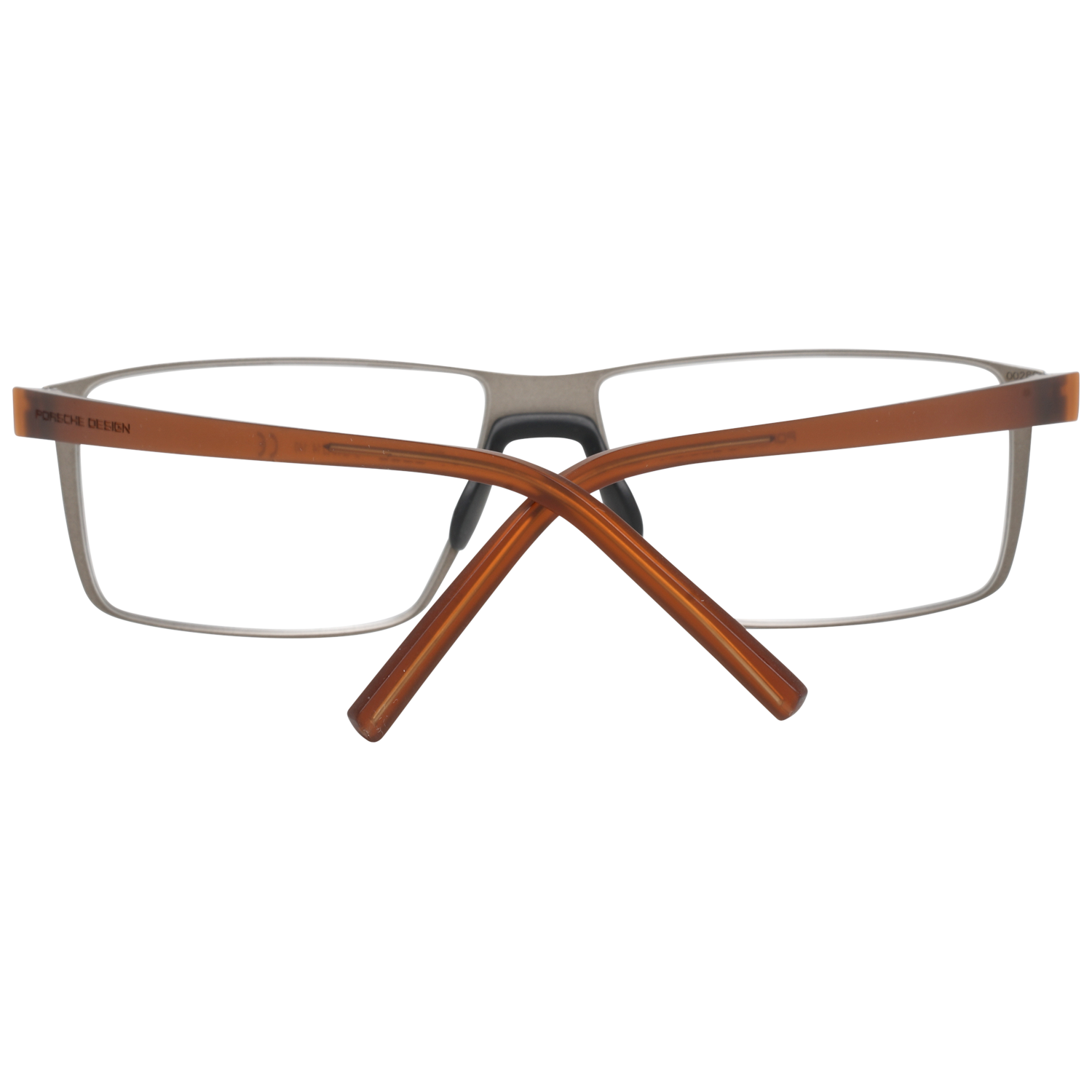 Porsche Design Eyeglasses Porsche Design Glasses Frames P8308 B 55mm - Men Grey Rectangular Full-Rim Eyeglasses Eyewear UK USA Australia