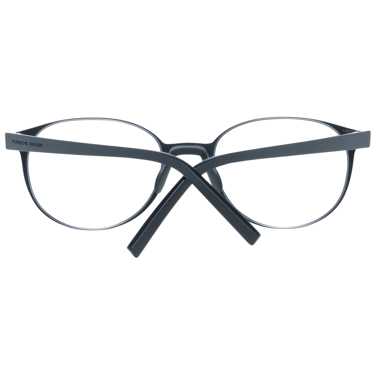 Porsche Design Eyeglasses Porsche Design Glasses Frames P8312 E 51mm - Unisex Black Stainless Steel Oval Full-Rim Eyeglasses Eyewear UK USA Australia