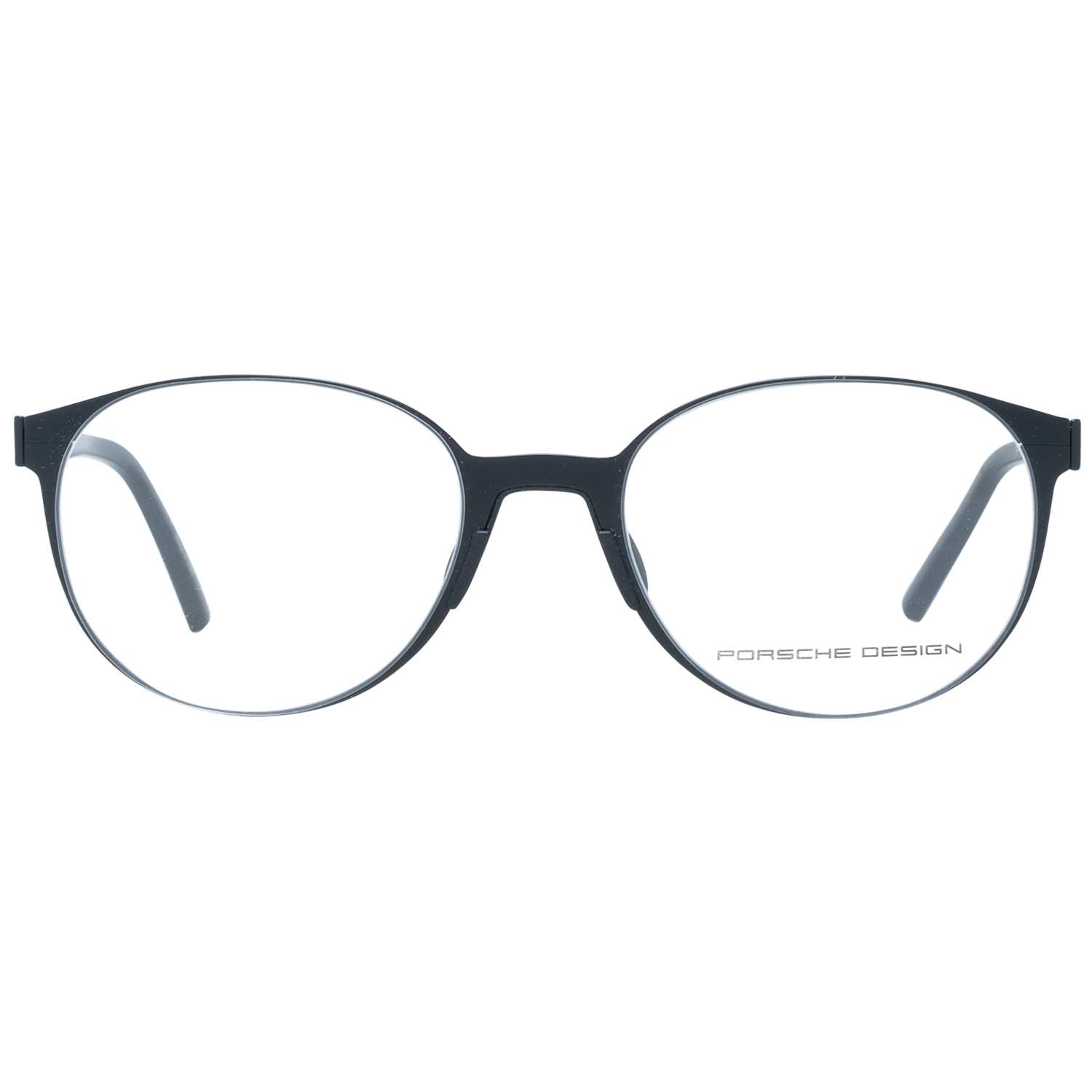 Porsche Design Eyeglasses Porsche Design Glasses Frames P8312 E 51mm - Unisex Black Stainless Steel Oval Full-Rim Eyeglasses Eyewear UK USA Australia