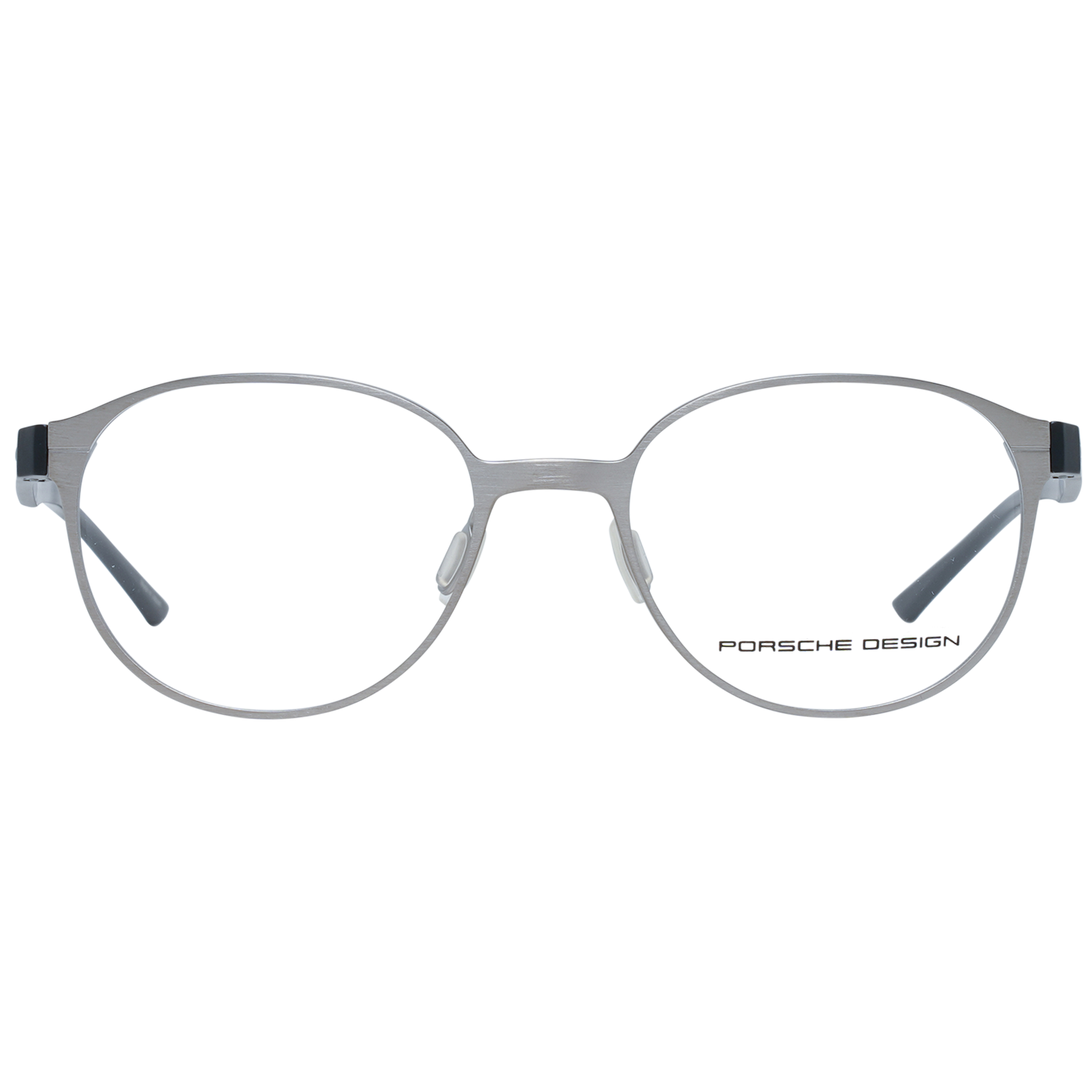 Porsche Design Eyeglasses Porsche Design Glasses Frames P8345 B 50mm Titanium Unisex Grey Oval Full-Rim Eyeglasses Eyewear designer