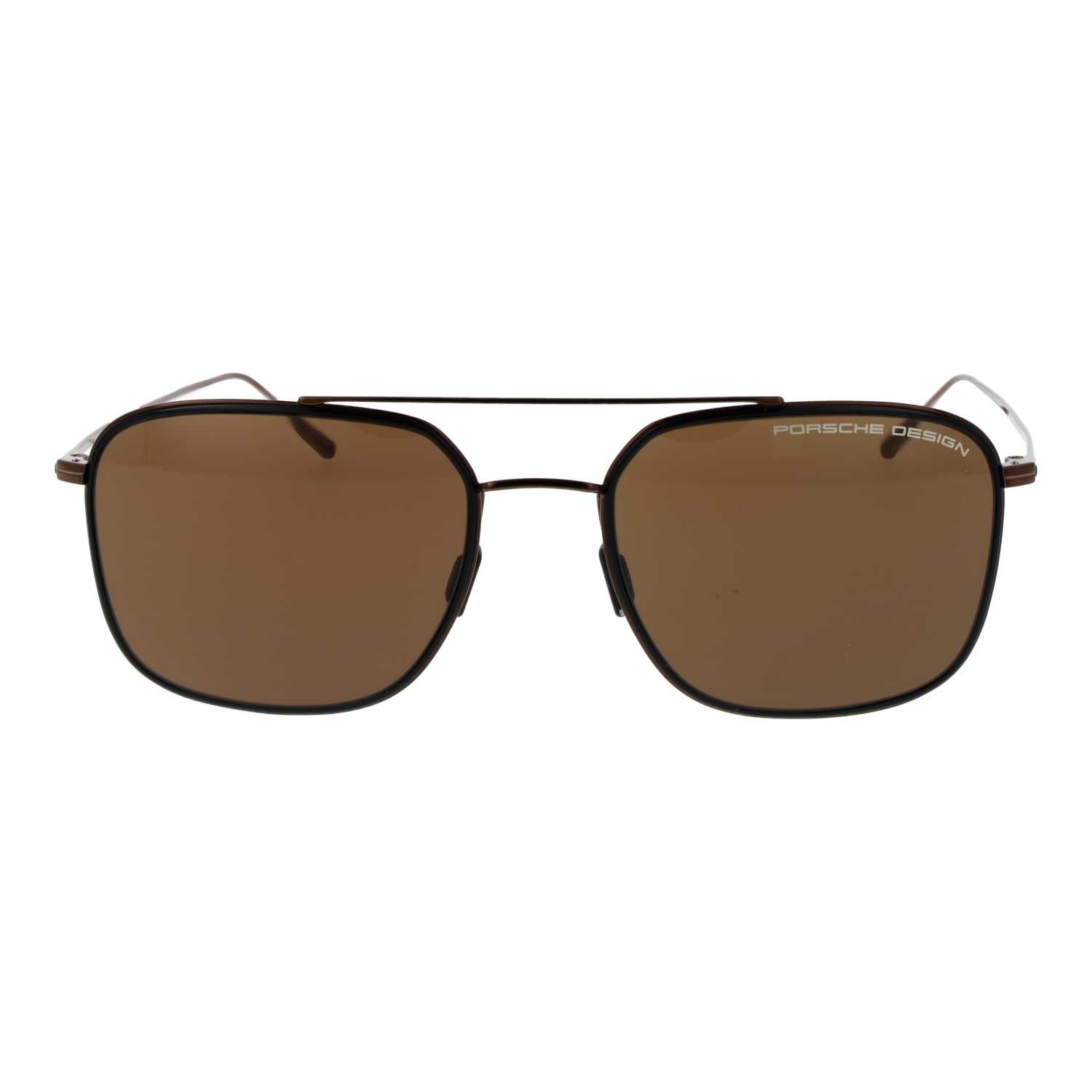 Porsche Design Sunglasses Porsche Design Sunglasses P8940 D Brown Titanium Mirrored Aviator Men 55mm Eyeglasses Eyewear designer