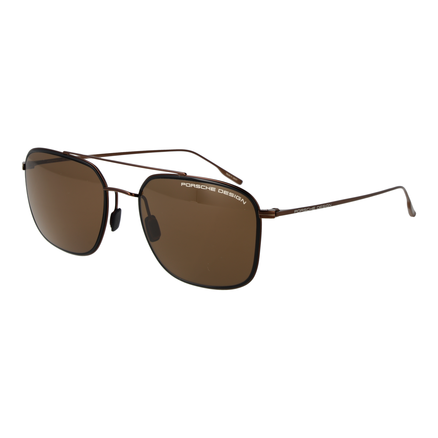 Porsche Design Sunglasses Porsche Design Sunglasses P8940 D Brown Titanium Mirrored Aviator Men 55mm Eyeglasses Eyewear designer